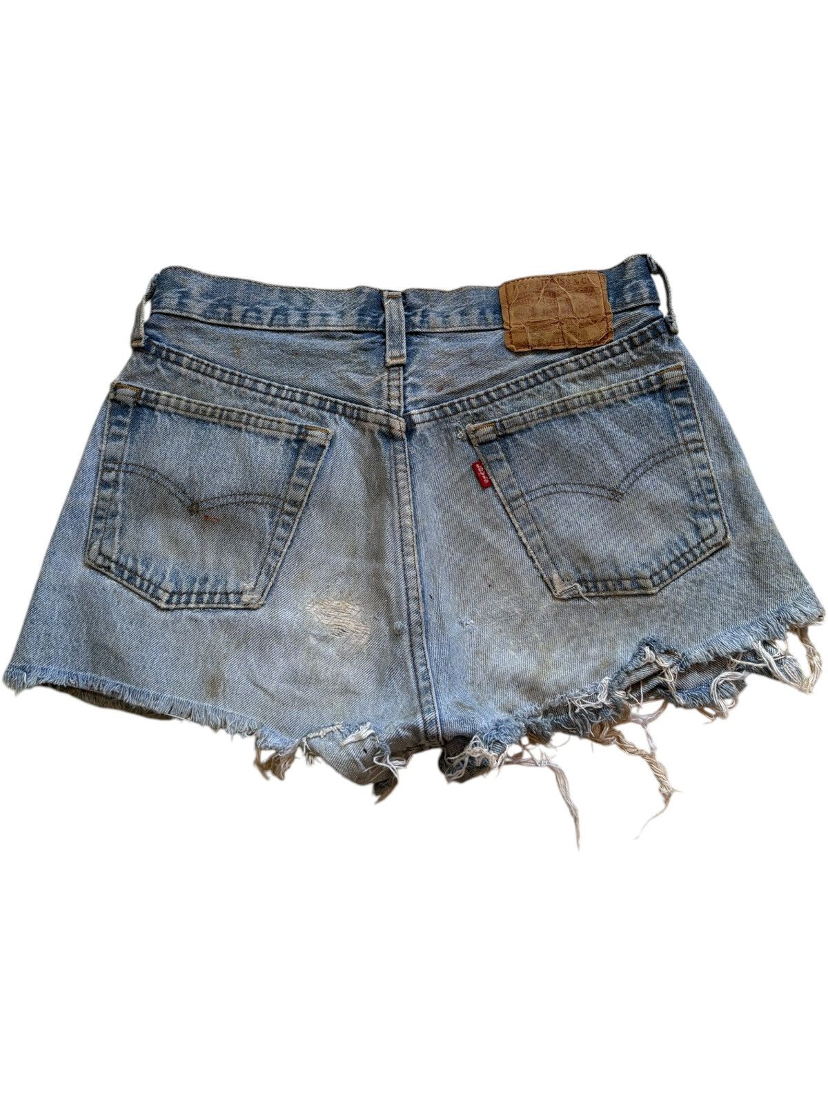 Levi's Vintage 70s Levis 501 Faded Wash Shorts Size 28" / US 6 / IT 42 - 2 Thumbnail