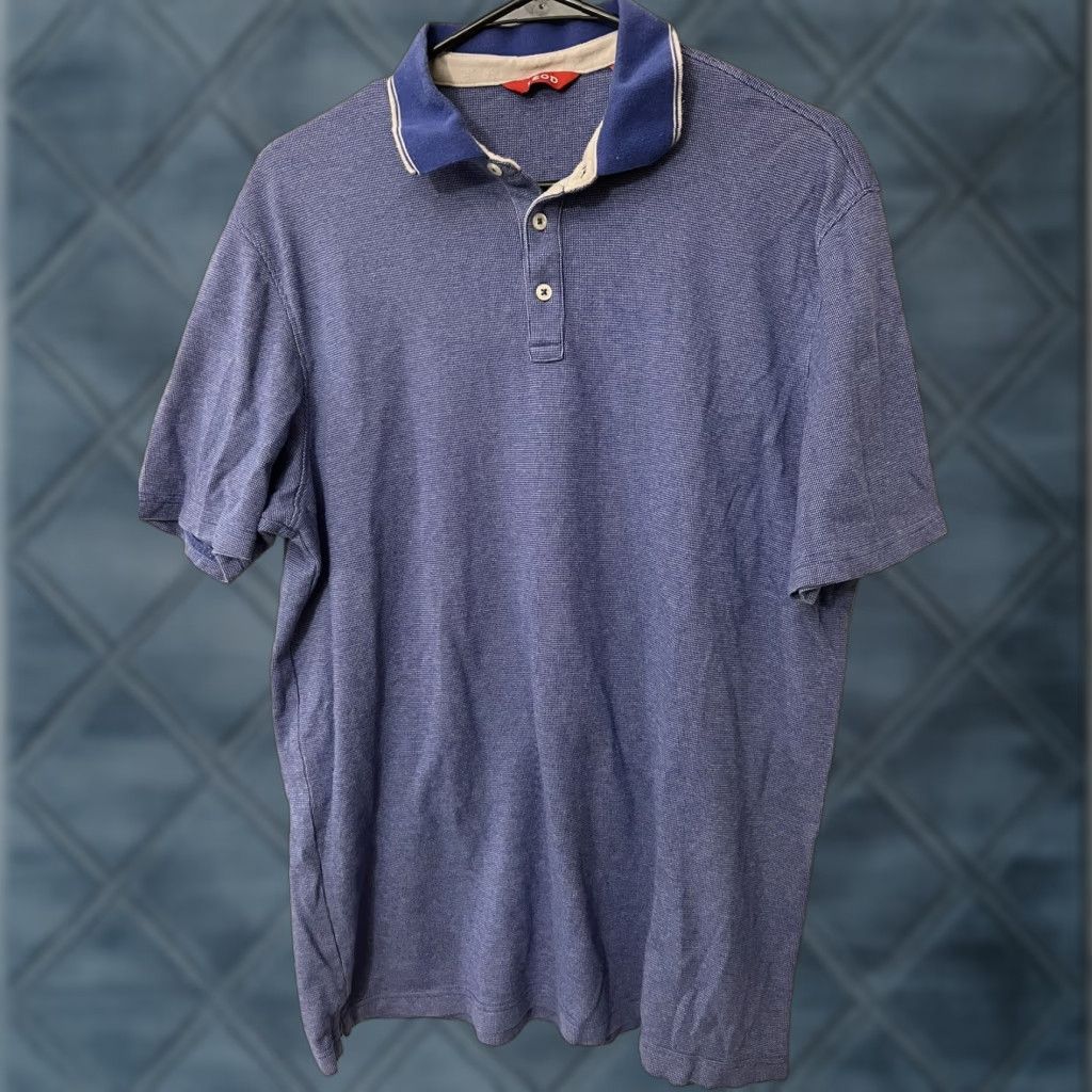 Izod IZOD Polo Shirt Golf Men's L Blue Size US L / EU 52-54 / 3 - 1 Thumbnail