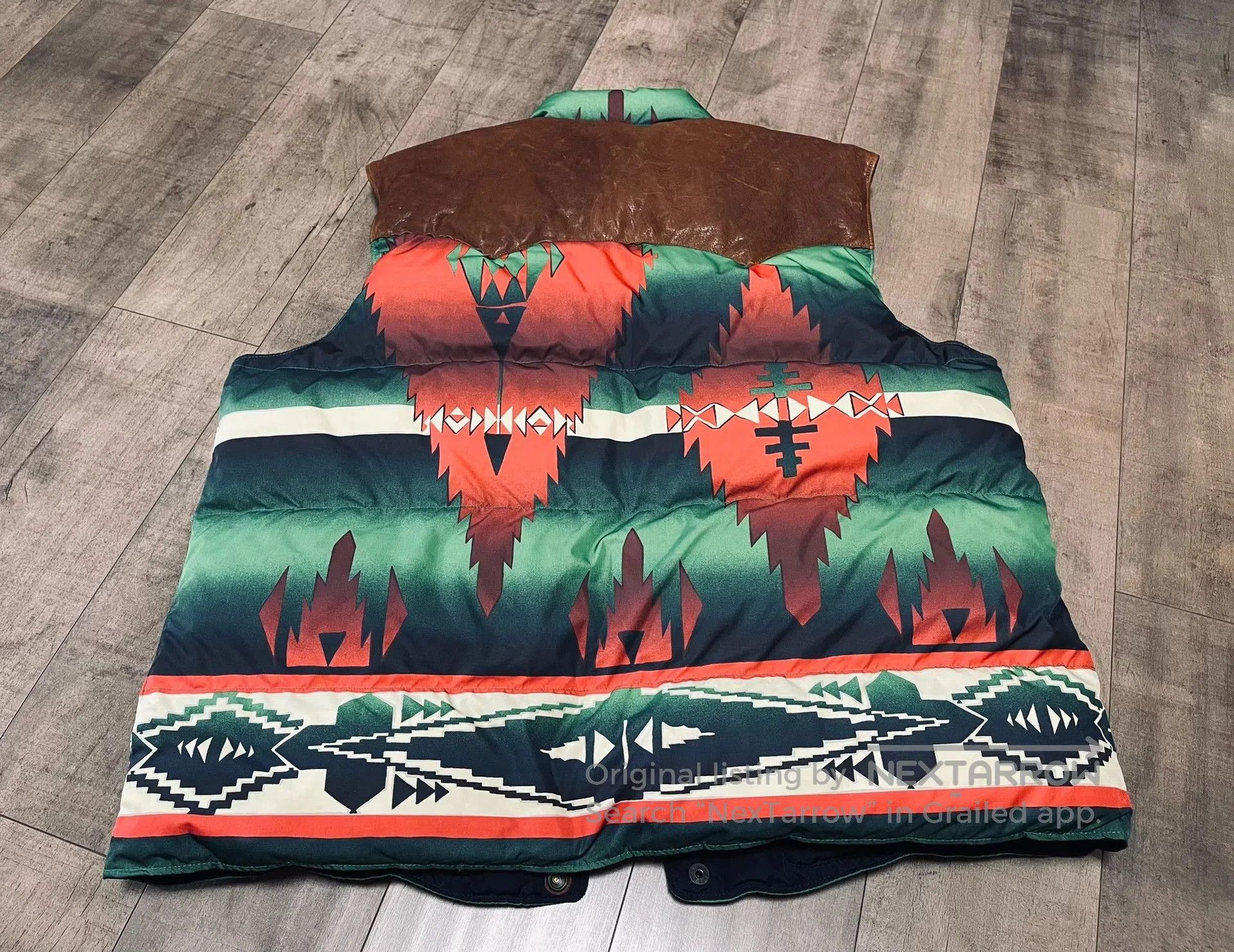 RRL Ralph Lauren Ralph Lauren RRL Navajo Patch Down Vest. Size US L / EU 52-54 / 3 - 3 Thumbnail