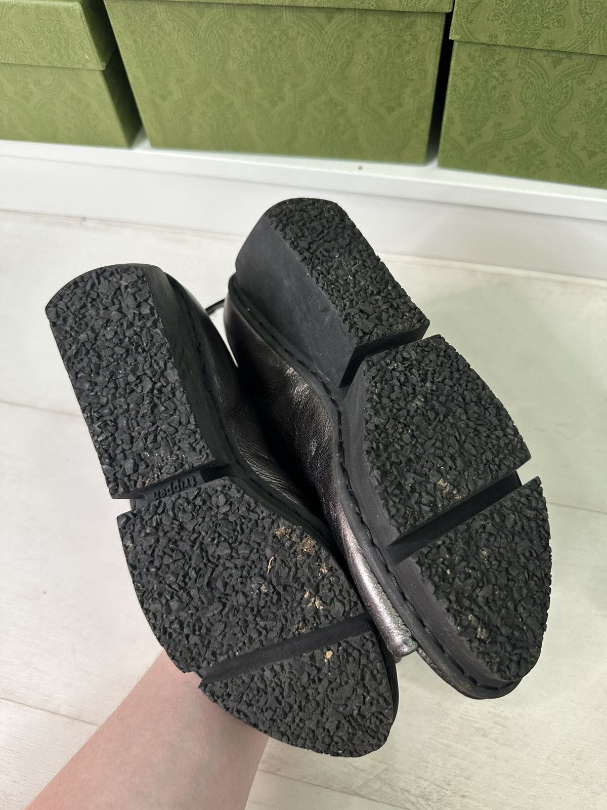 Trippen Trippen leather silver sandals Size US 8 / IT 38 - 8 Thumbnail
