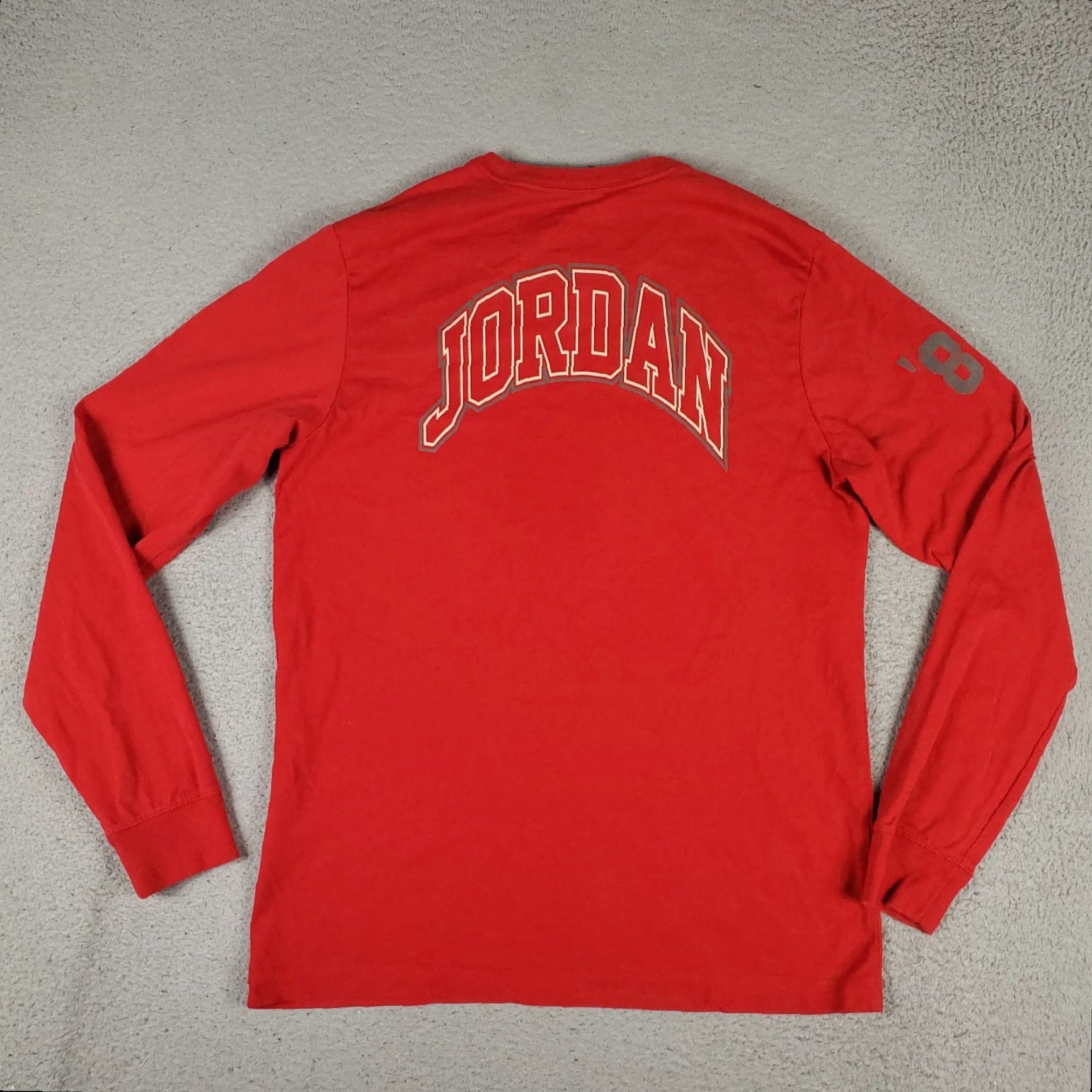 Jordan Brand Jordan T Shirt Mens Size Medium Red Jumpman Casual Long Sleeve Size US M / EU 48-50 / 2 - 6 Thumbnail