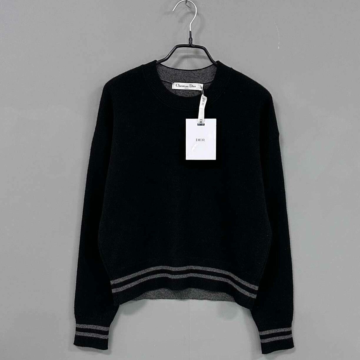 Dior Dior Retro Black Sweater S Women Size S / US 4 / IT 40 - 1 Thumbnail