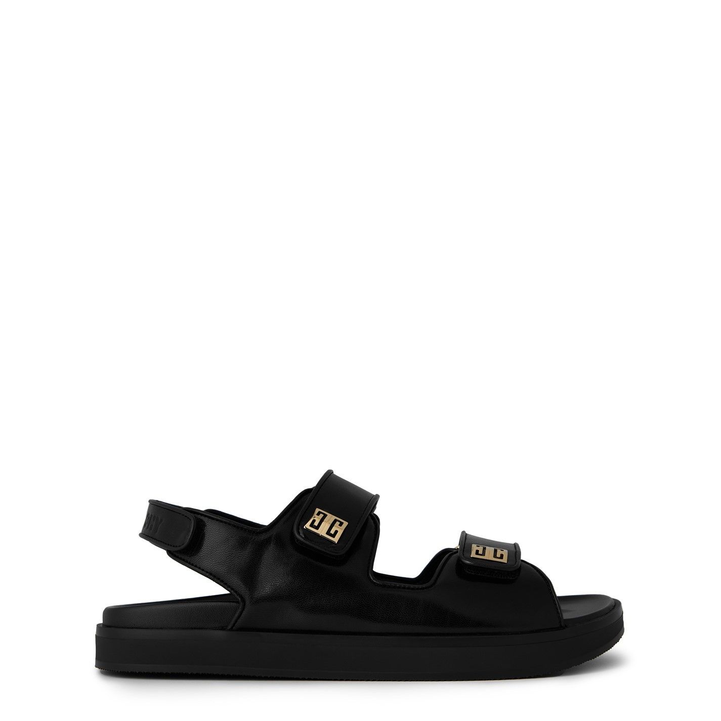 Givenchy o1srvl11e0625 4G Sandals in Black Size US 7 / IT 37 - 1 Thumbnail