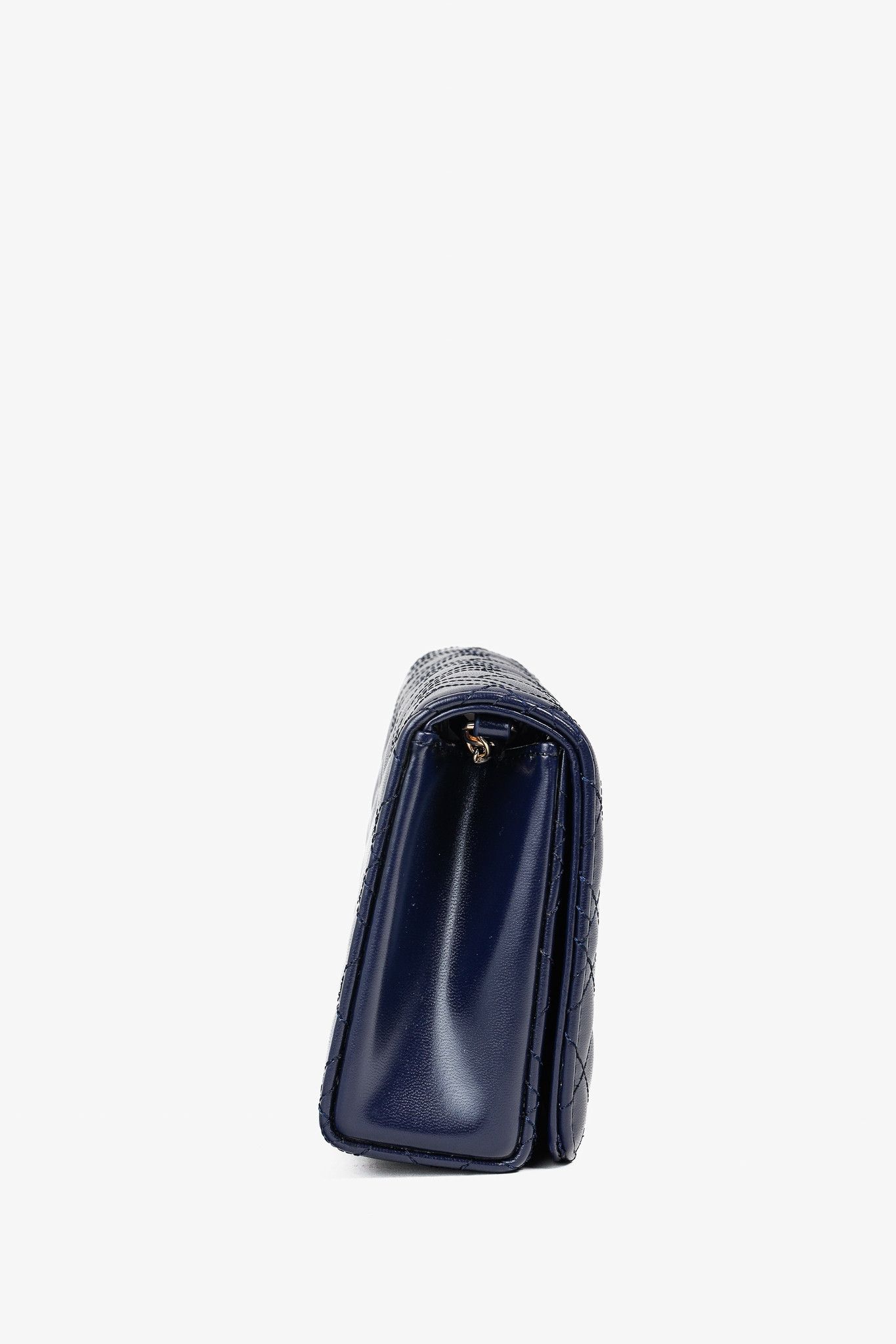 Love Moschino Love Moschino Borsa Quilted Nappa PU Navy Shoulder Bag Size ONE SIZE - 3 Thumbnail