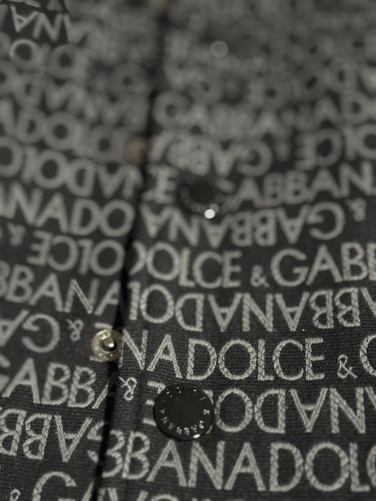 Dolce & Gabbana Dolce & Gabbana logo-printed shirt jacket Size US L / EU 52-54 / 3 - 7 Thumbnail