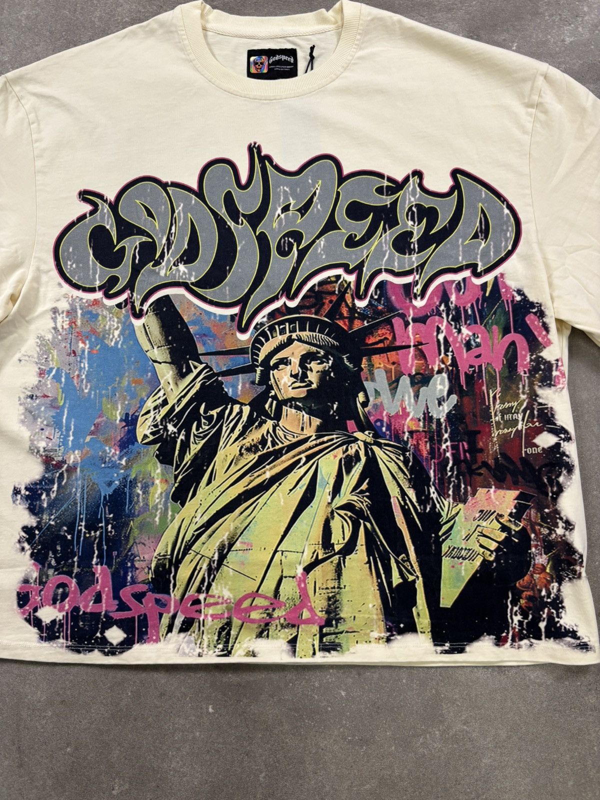 Godspeed Godspeed Vandal T-Shirt, White Size US XXL / EU 58 / 5 - 4 Thumbnail