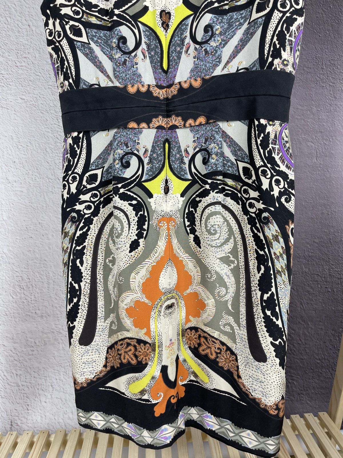 Etro Etro Milano multicolor silk midi dress made in Italy size 48 Size XL / US 12-14 / IT 48-50 - 12 Thumbnail