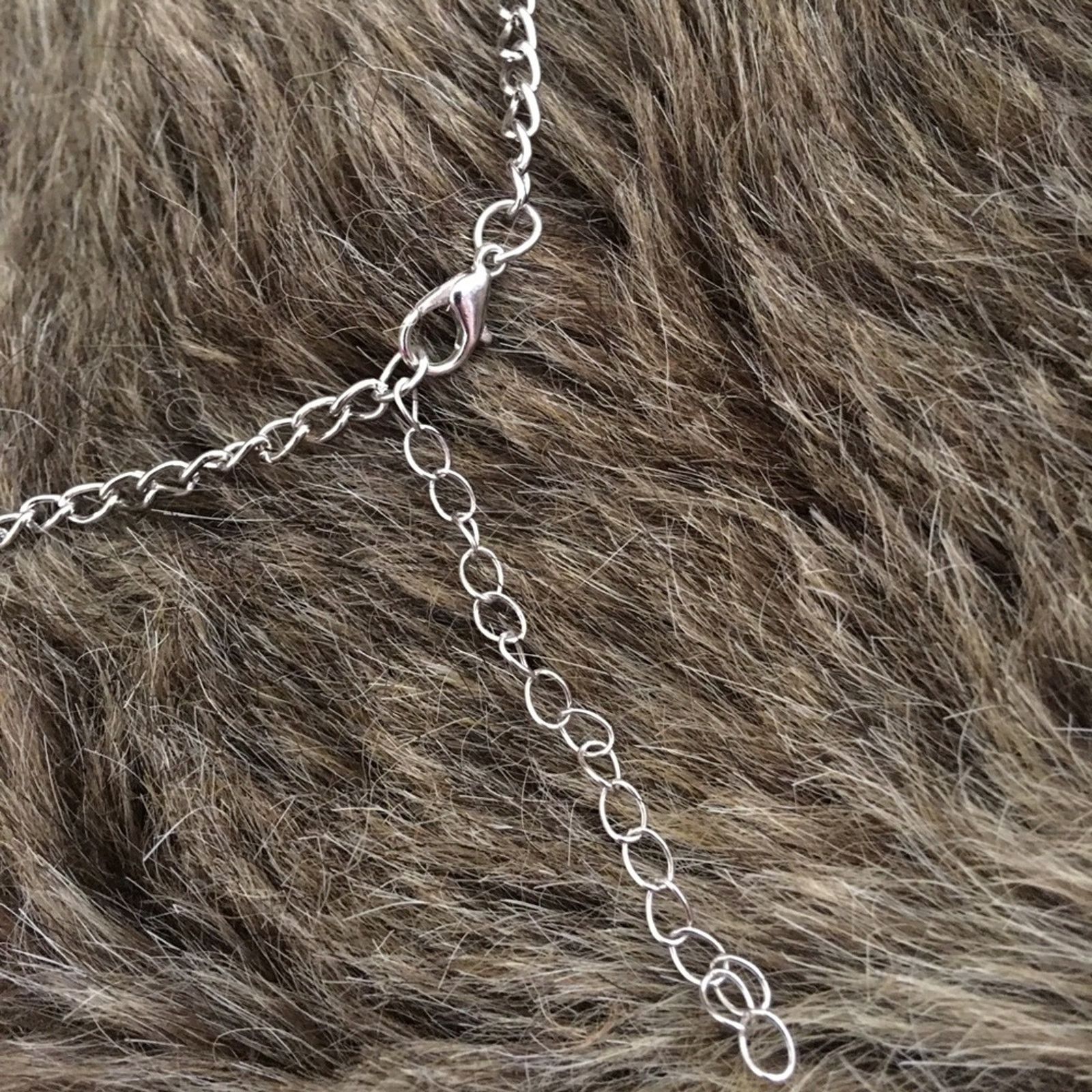 Jewelry Black pearl beads on long layered silver chain Size ONE SIZE - 8 Thumbnail