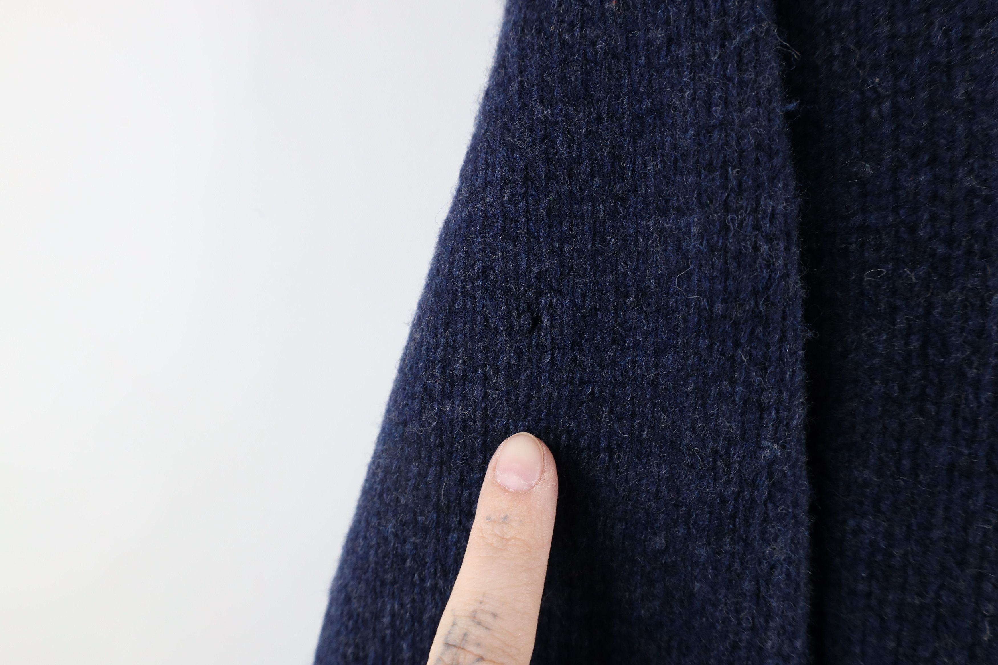 Vintage Vintage 90s Streetwear Chunky Ribbed Lambswool Knit Sweater Size US M / EU 48-50 / 2 - 5 Thumbnail