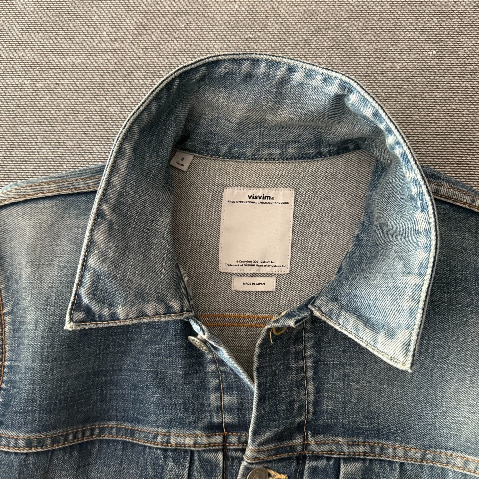 Visvim Visvim 102 12aw Type 1 Denim Jacket Size US L / EU 52-54 / 3 - 3 Thumbnail