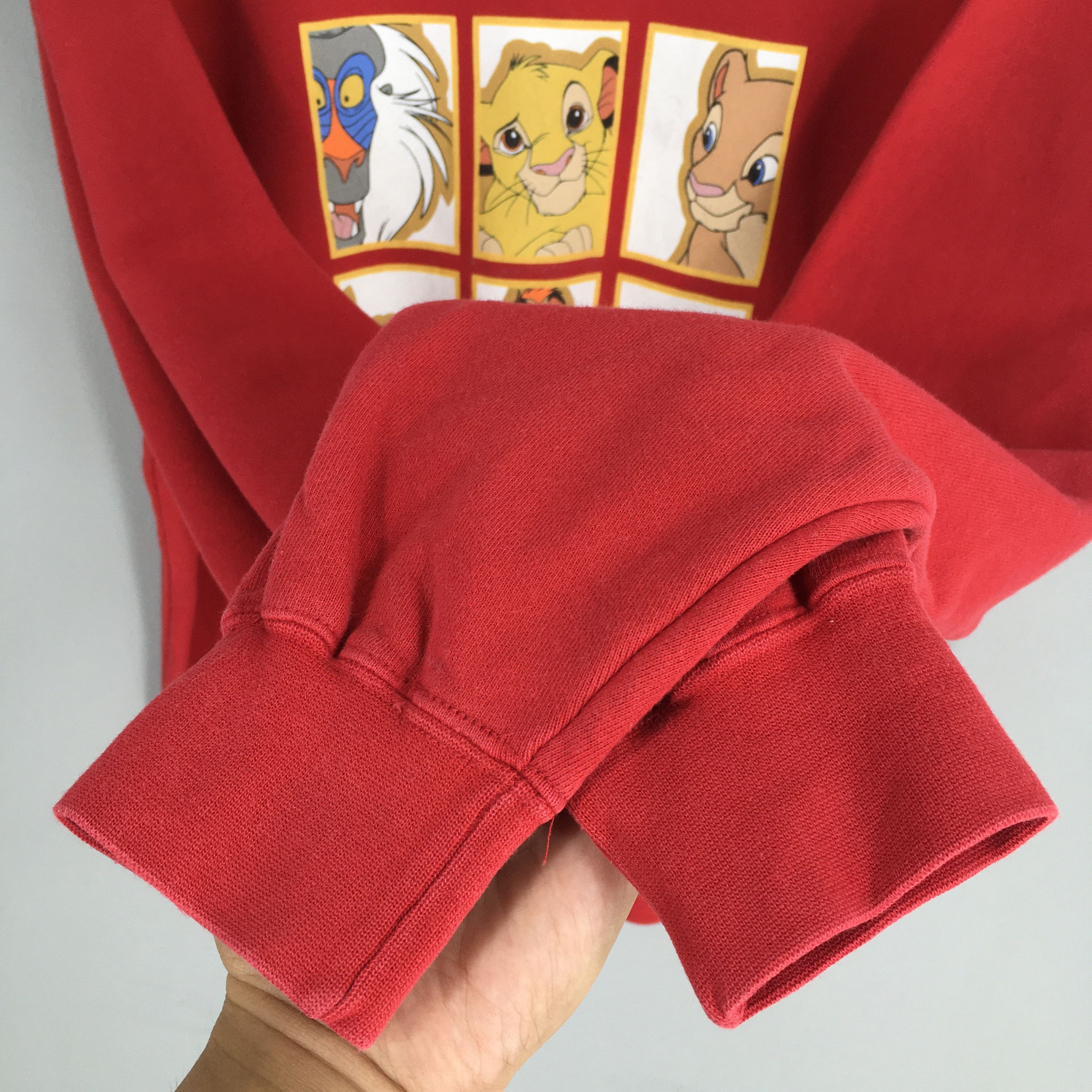 Disney Vintage The Lion King Disney Red Sweater Small Size US S / EU 44-46 / 1 - 6 Thumbnail