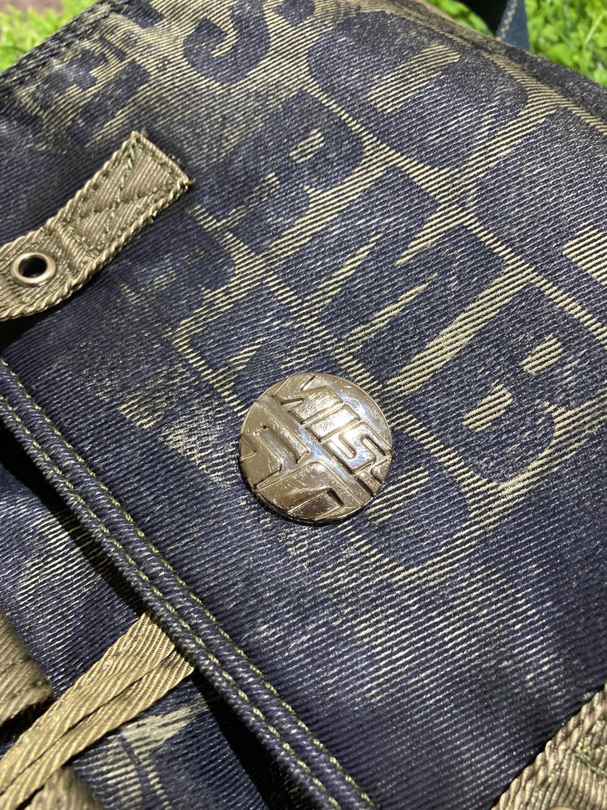 Miss Sixty Vintage Miss Sixty Archive Backpack Denim Printed Bag Y2K Size ONE SIZE - 5 Thumbnail