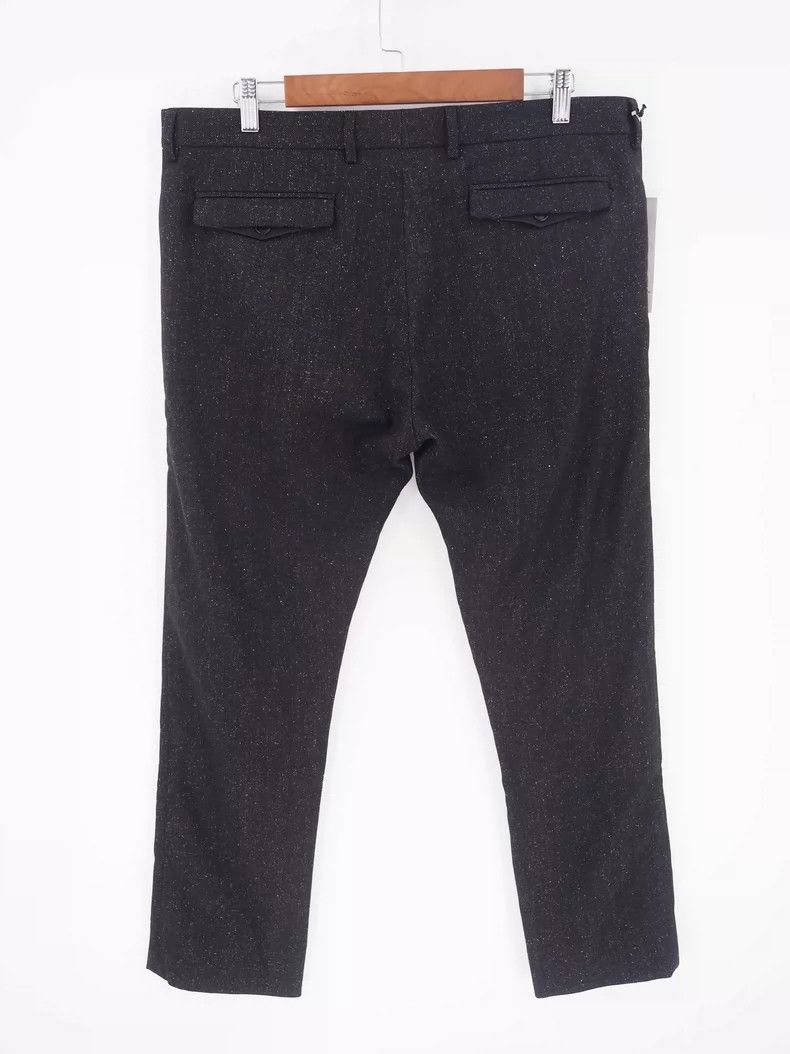 Dior Dior size US 50 Black snowflake wool-silk blend trousers Size US 34 / EU 50 - 2 Thumbnail
