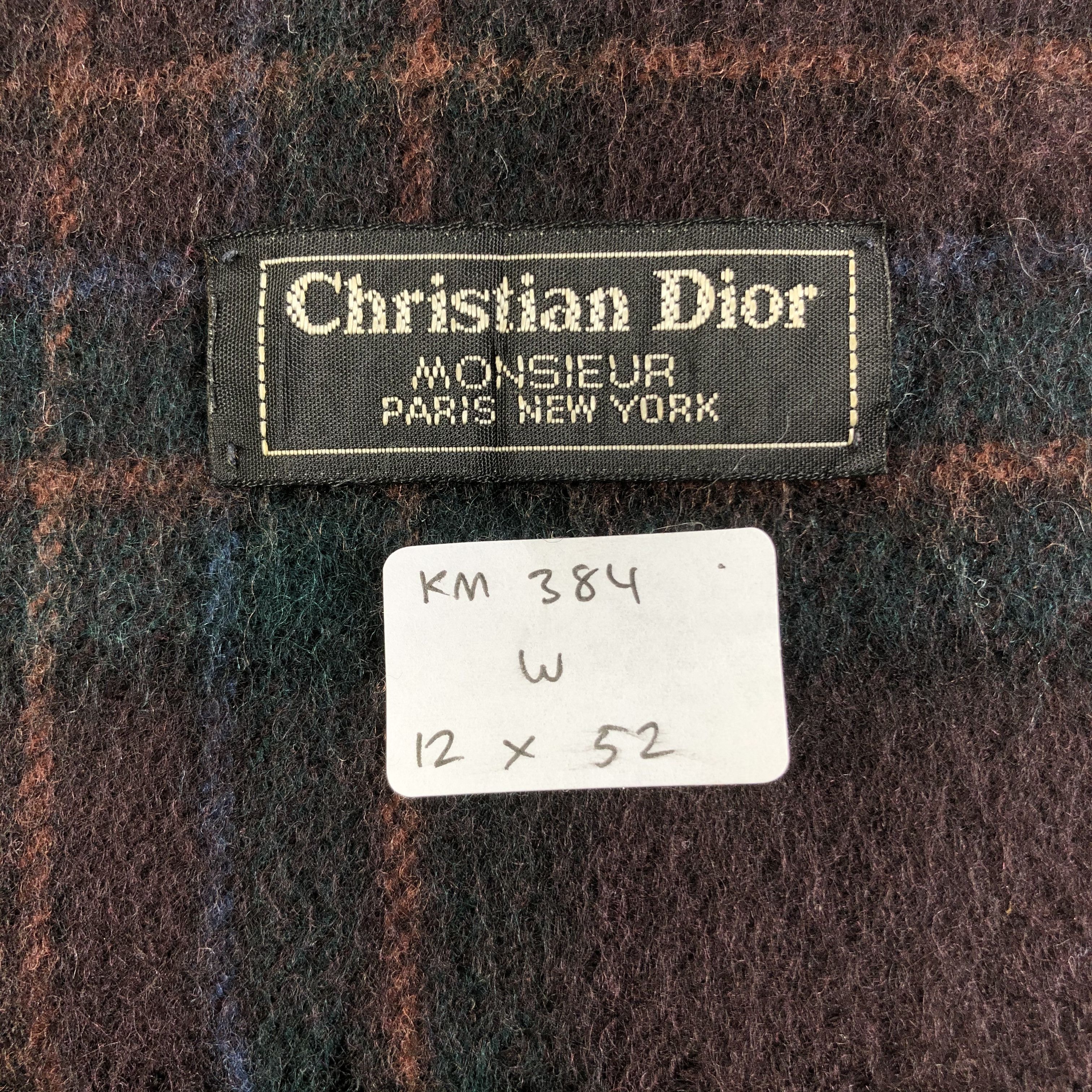 Vintage Christian Dior Monsieur Scarf / Muffler / Neckwear - KM384 Size ONE SIZE - 5 Thumbnail