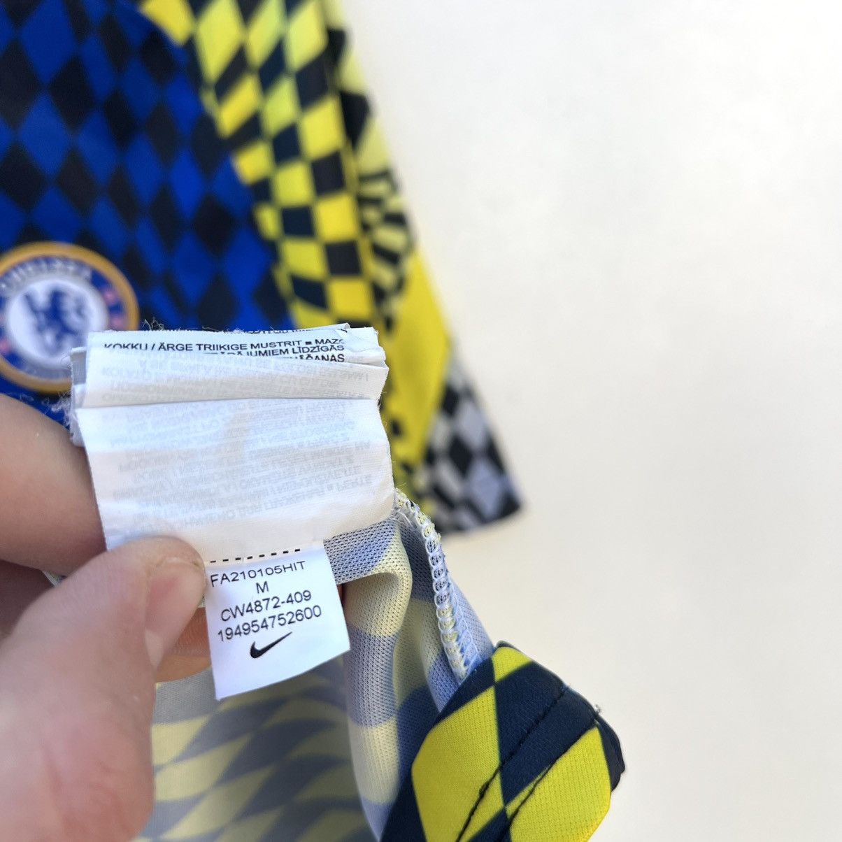 Chelsea Soccer 2021-2022 Chelsea Nike Pre Match soccer jersey football Size US M / EU 48-50 / 2 - 6 Thumbnail
