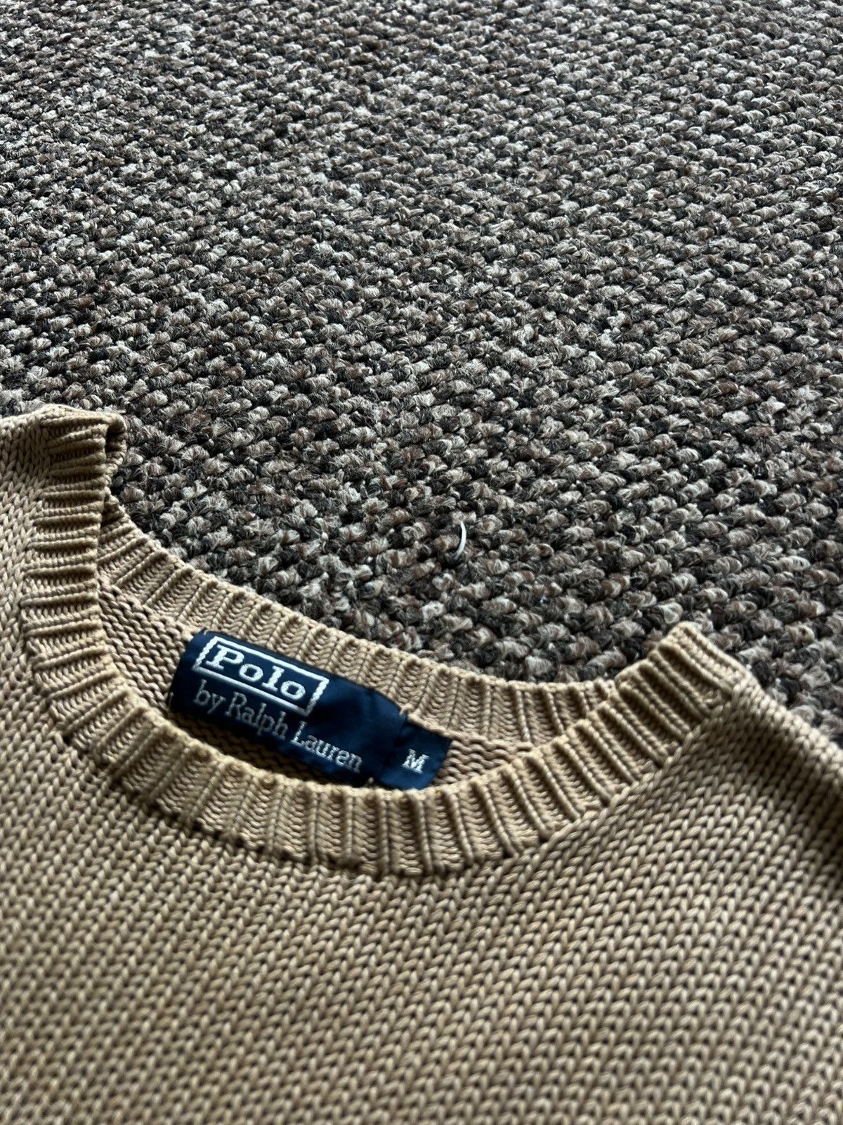 Polo Ralph Lauren 🤎 Vintage Polo Ralph Lauren Brown Hype Sweater Knitted 90s Size US M / EU 48-50 / 2 - 9 Thumbnail