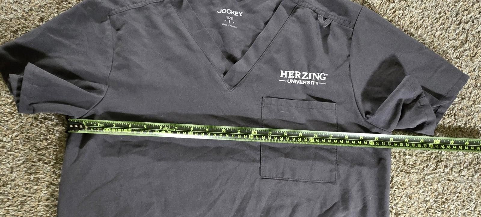 Jockey Herzing University Gray Jockey Nursing Scrub Size Small Size ONE SIZE - 4 Thumbnail