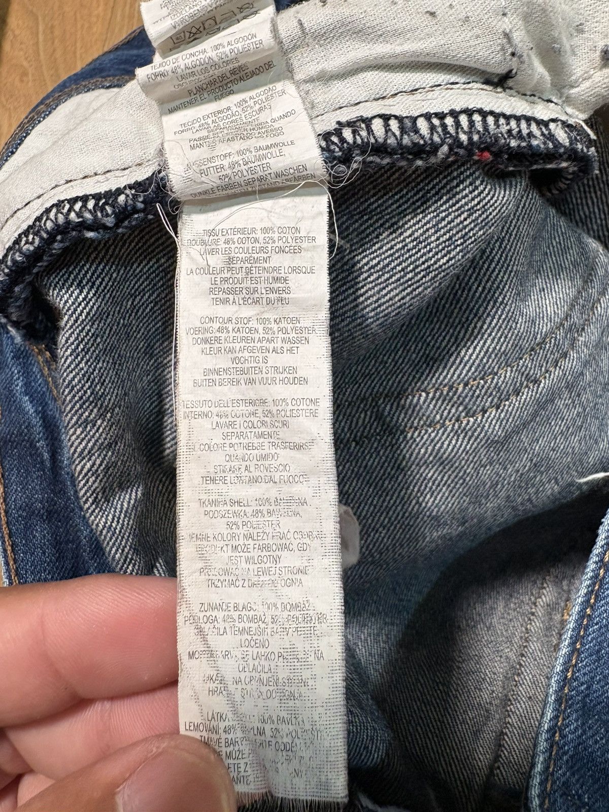 The Stronghold Vintage The Stronghold Los Angeles Selvedge Denim Jeans Size US 38 / EU 54 - 11 Thumbnail