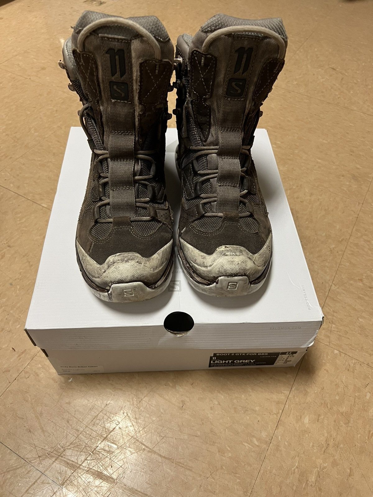 image of 11 By Boris Bidjan Saberi x Boris Bidjan Saberi Black Salomon Edition Boot2 Gtx Boots in Black Dye 