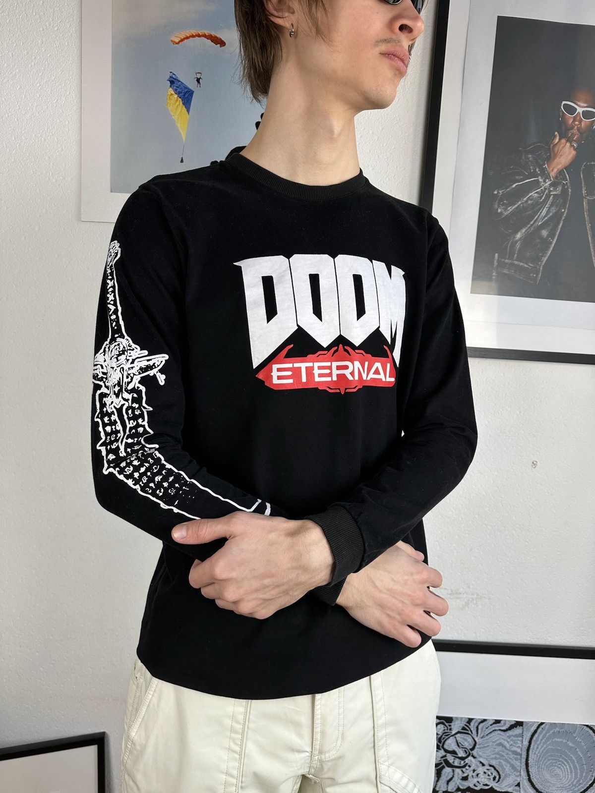 The Game × Vintage Vintage Doom Game Faded Graphic Tee 00s Size US M / EU 48-50 / 2 - 9 Thumbnail