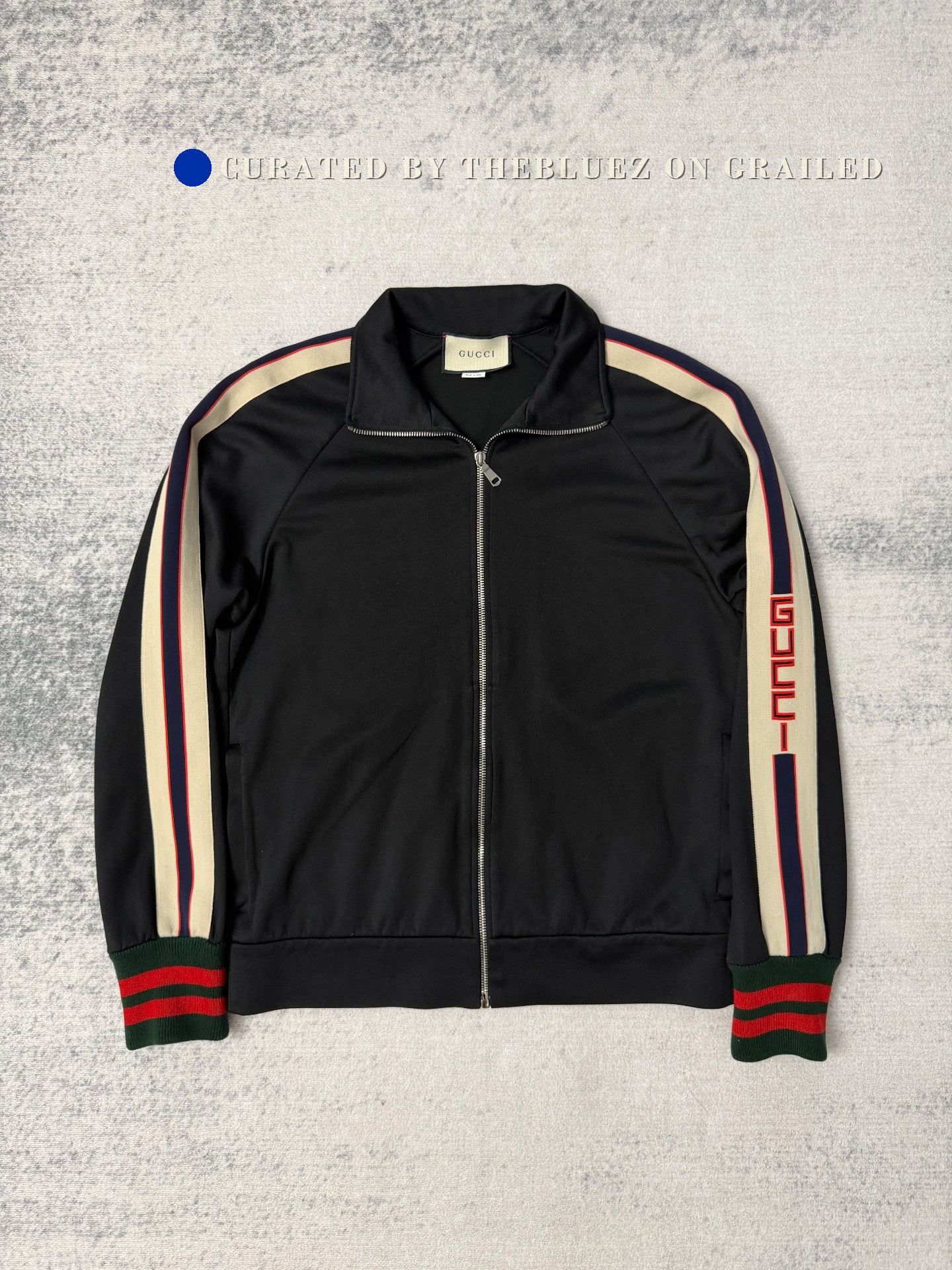 Gucci Gucci Black Side Stripe School Jacket Size US S / EU 44-46 / 1 - 1 Thumbnail
