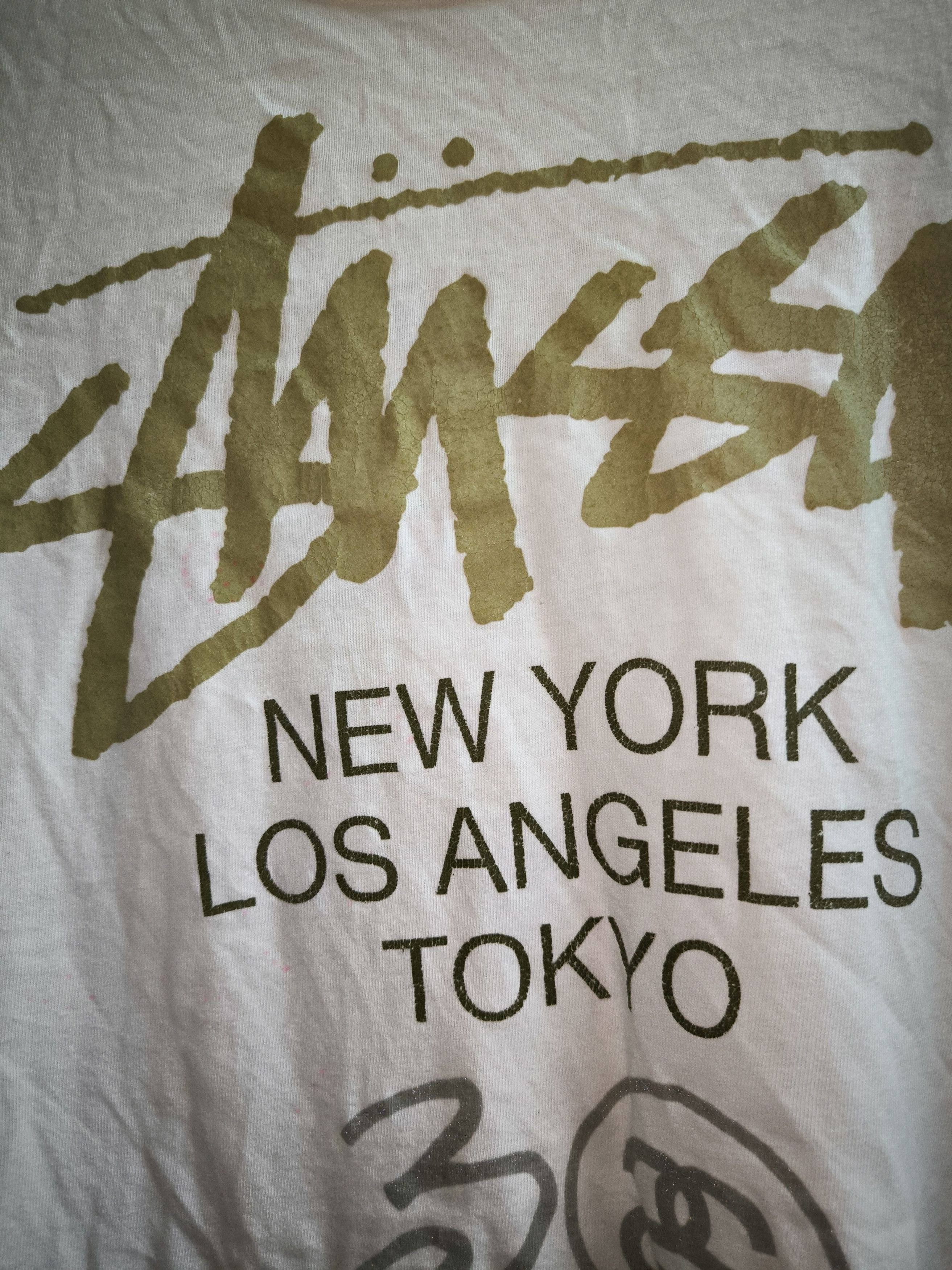 Stussy Collar Distressed World Tour Local Color Tee Size US M / EU 48-50 / 2 - 9 Thumbnail