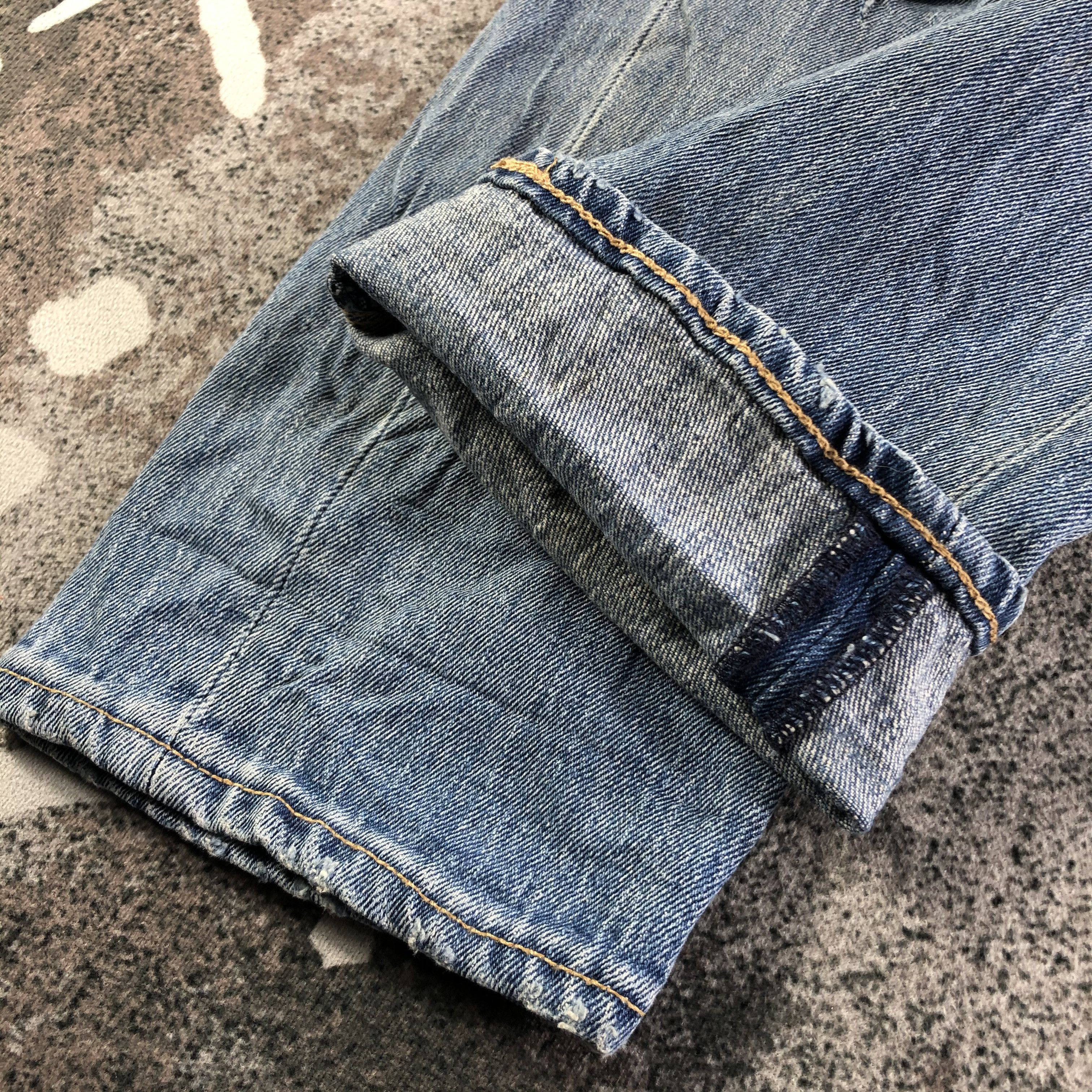 Levi's Levis 511 Jeans Distressed Denim KJ3078 Size US 30 / EU 46 - 6 Thumbnail