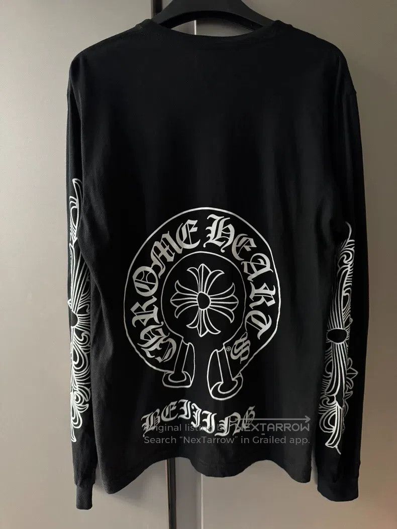 Chrome Hearts CHROME HEARTS Size M Pocket black long sleeve sweater Size US M / EU 48-50 / 2 - 1 Thumbnail