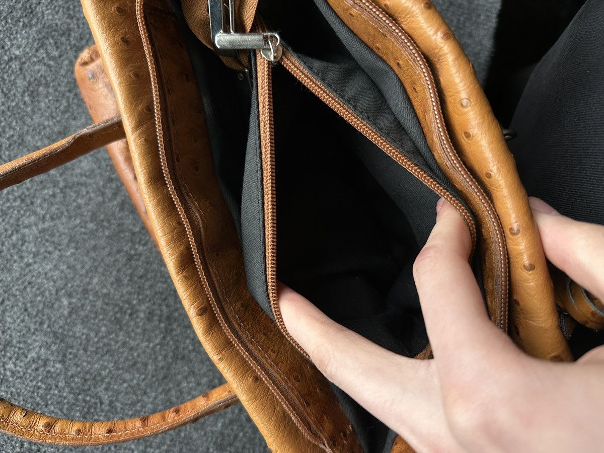 Other 🚨 WOMEN OSTRICH BROWN BIRKIN HAND BAG LUXURY kelly hermes Size ONE SIZE - 17 Thumbnail