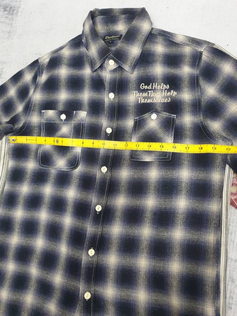 Japanese Brand 💥Panhard shadow purple flannel chambray Size US M / EU 48-50 / 2 - 9 Thumbnail