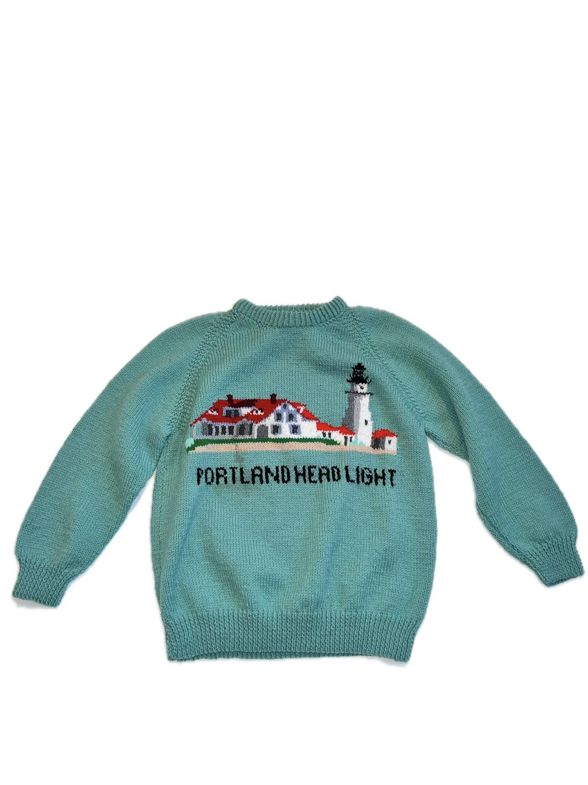 Vintage Portland Head Light Maine Knitted Sweater Size US M / EU 48-50 / 2 - 3 Thumbnail