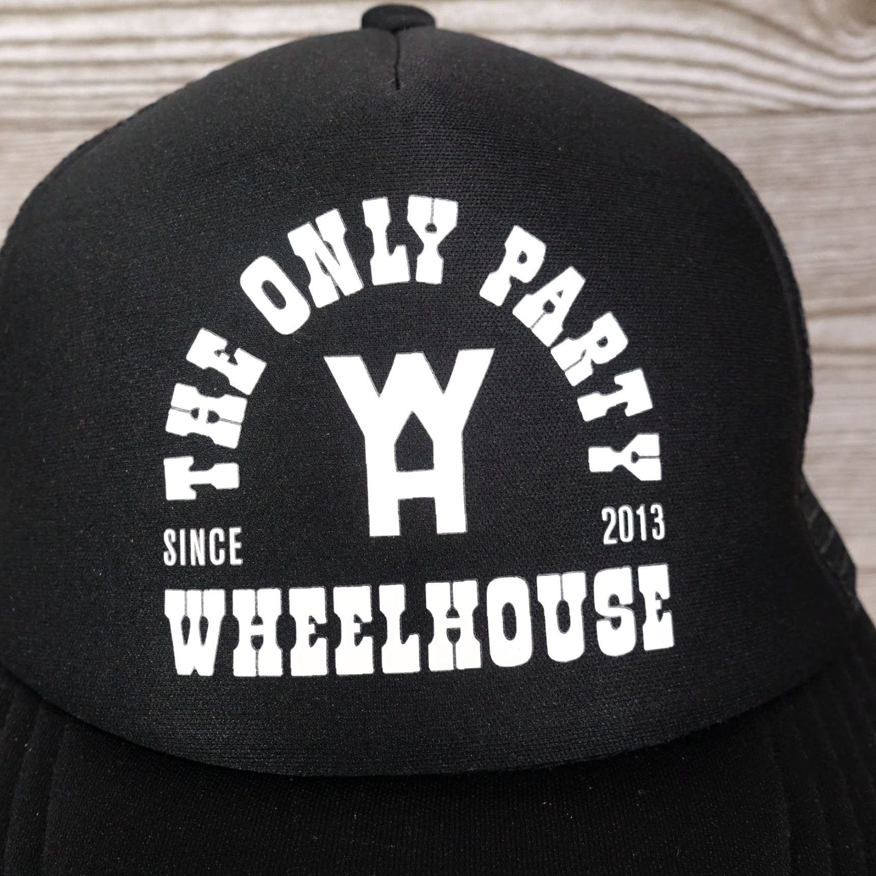 Vintage Wheelhouse Downtown St Louis The Only Party Logo Hat Trucker Snapback Adjustable Unisex Adults Black Size ONE SIZE - 2 Thumbnail