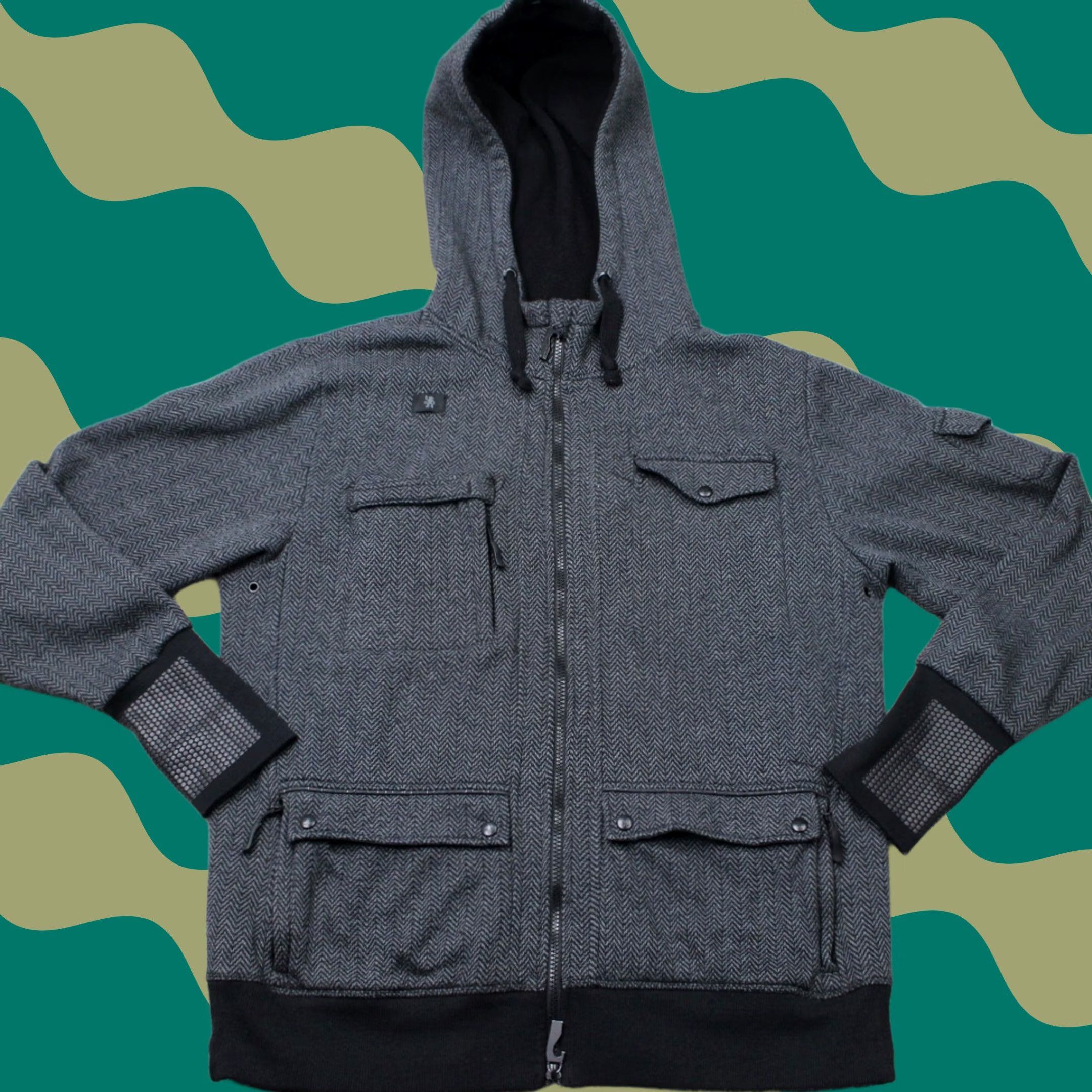 Vintage Adv3nture Jacket Mens Large Gray Limited Edition Hooded Full Zip 3-in-1 Coat Shirt Hoodie Mens L Gray Limited Edition Zip Hoodie Full Zip Jacket Coat Size US L / EU 52-54 / 3 - 1 Thumbnail