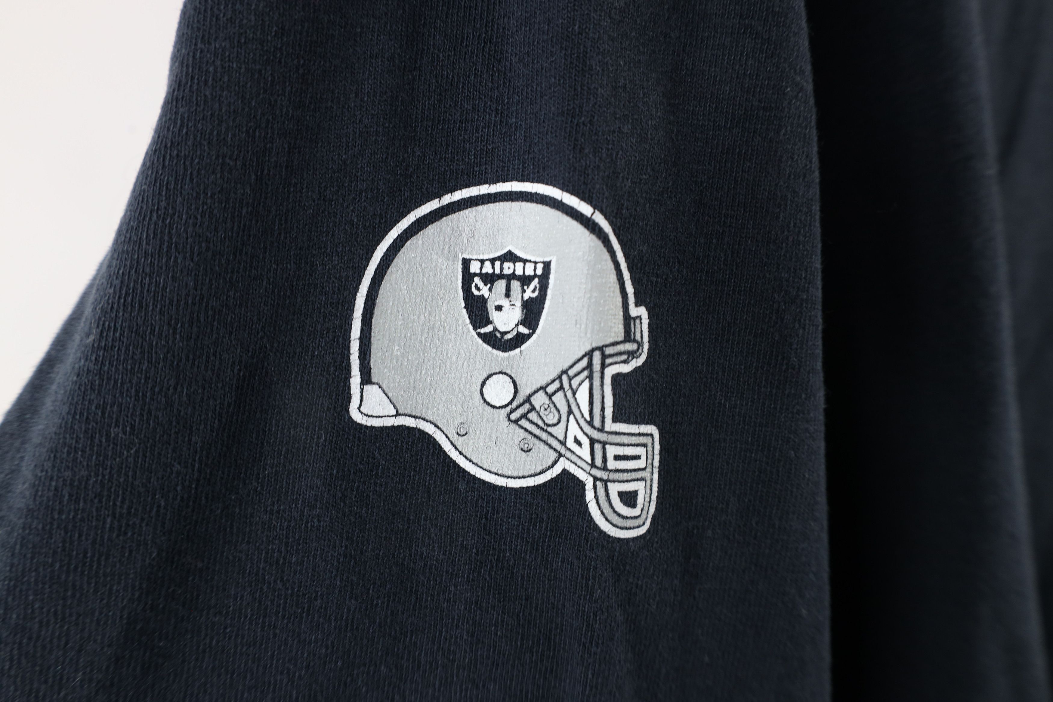 Majestic × Vintage Vintage 90s Majestic Raiders Football Long Sleeve T-Shirt Size US XL / EU 56 / 4 - 7 Thumbnail