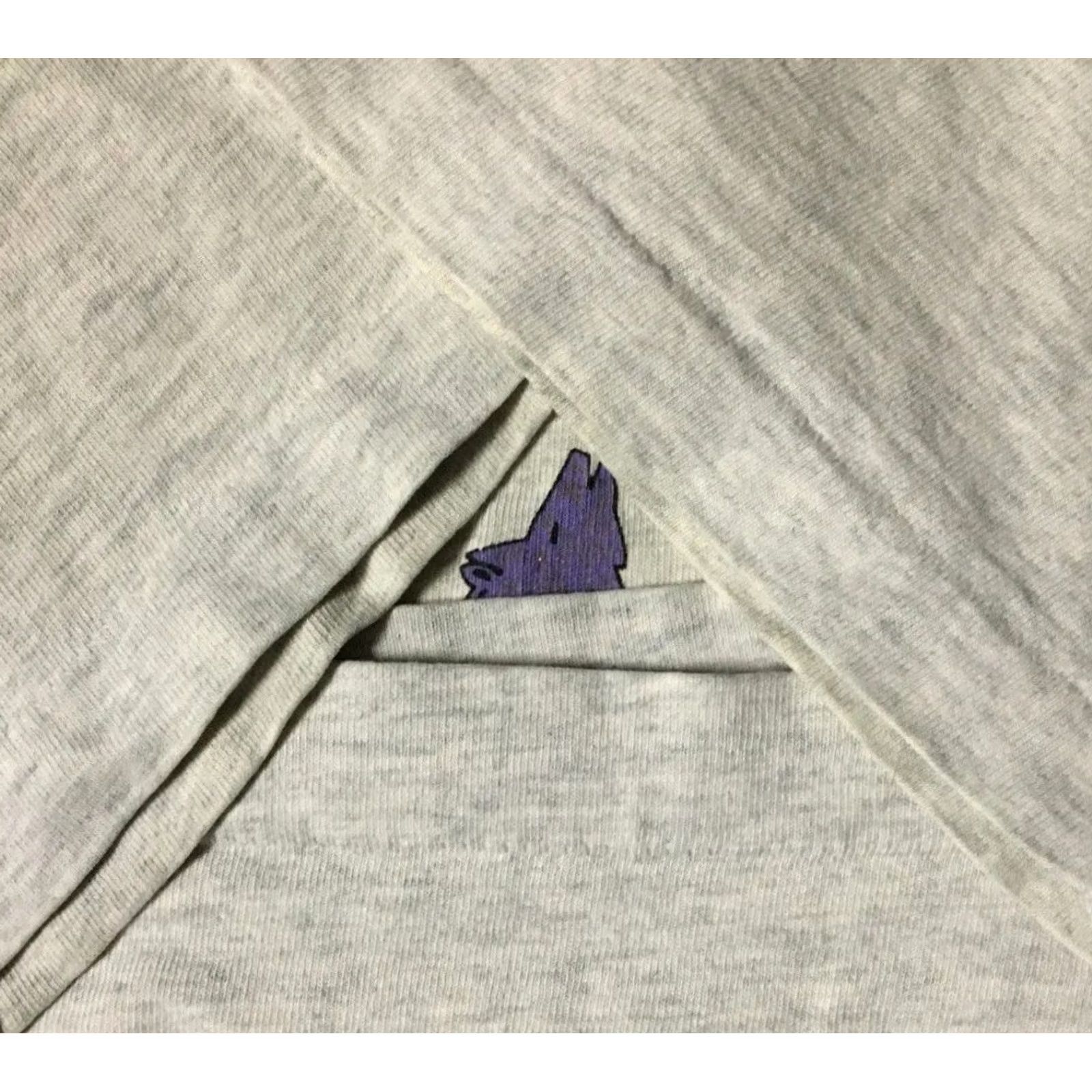Vintage VINTAGE Arizona Faded Distress Coyote Shirt L Grunge 90s Biker Art Animal USA Sun Men T-Shirt Gray Short Sleeve Single Stitch Made in USA Size US L / EU 52-54 / 3 - 3 Thumbnail