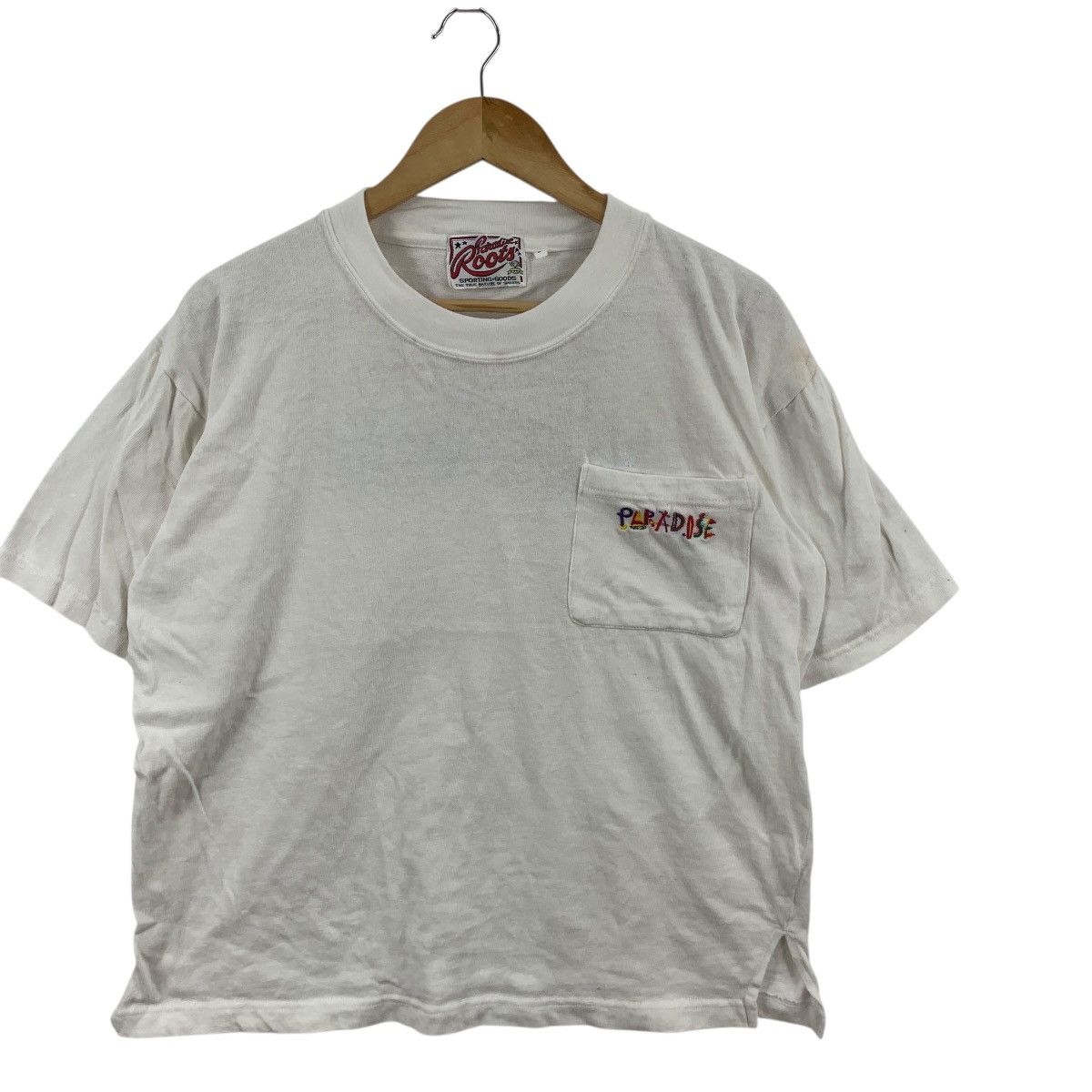 Paradise Vintage PARADISE ROOTS Sporting Goods Paradise Tee Shirt Top Size L / US 10 / IT 46 - 4 Thumbnail