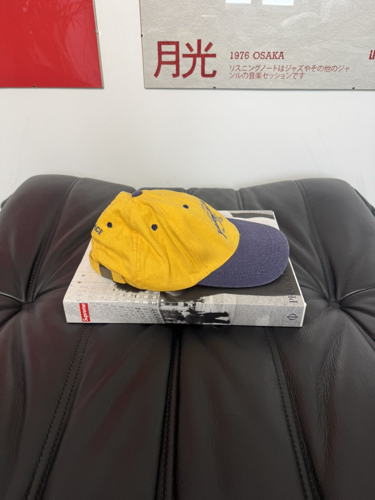 Versace Vintage 90s Gianni Versace “Yellow Jeans” Desinger Hat Cap Size ONE SIZE - 3 Thumbnail
