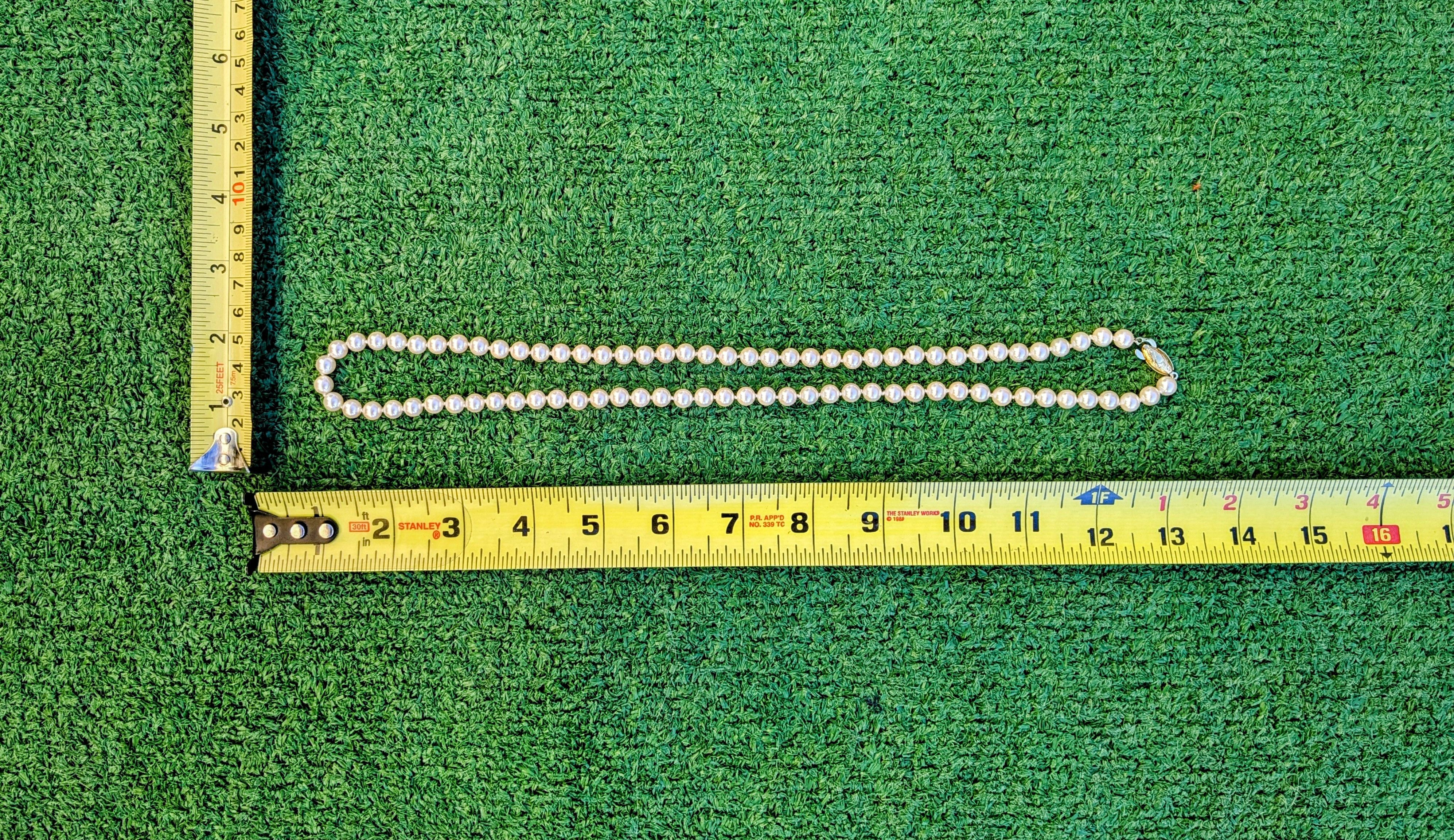 Vintage G Silver Filigree Clasp Hand Knotted Pearl 2-Necklace Set Size ONE SIZE - 6 Thumbnail