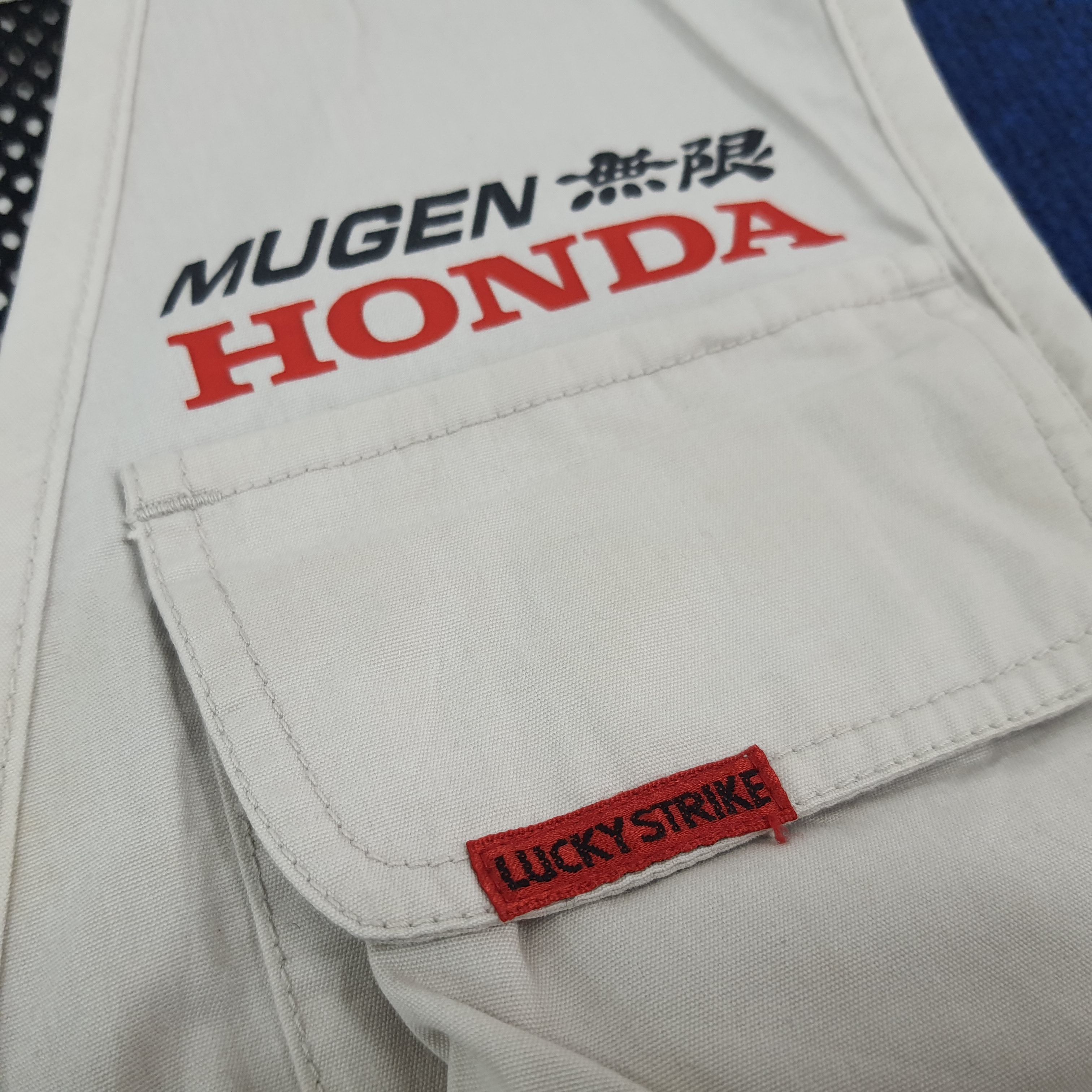 Honda × Japanese Brand Vintage Lucky Strike Mugen Honda Japan Motorsports Vests Size US M / EU 48-50 / 2 - 6 Thumbnail