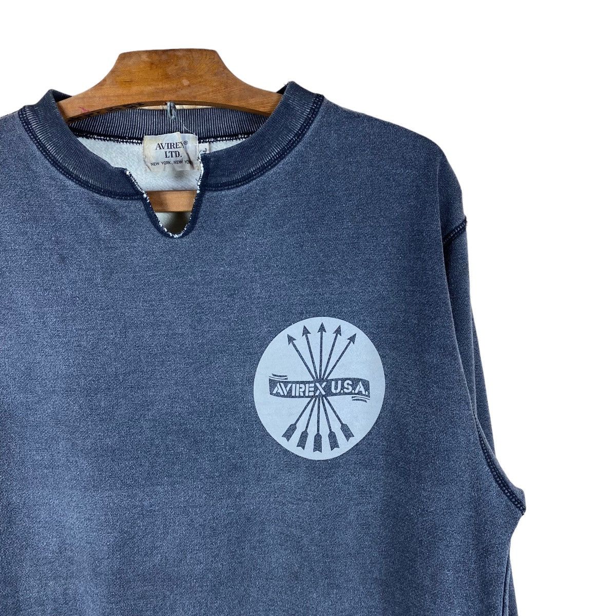 Avirex × Vintage VINTAGE “ ROYAL AIR FORCE “ AVIREX USA SWEATSHIRT Size US L / EU 52-54 / 3 - 4 Thumbnail