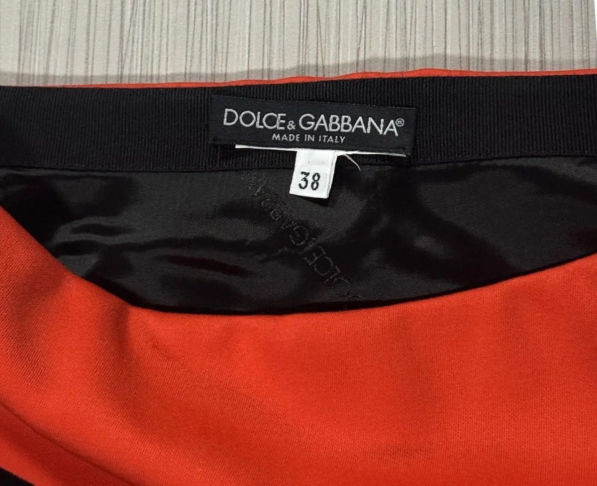 Dolce & Gabbana Dolce & Gabbana Orange / Black Skirt (Size 38) Size 26" / US 2 / IT 38 - 3 Thumbnail