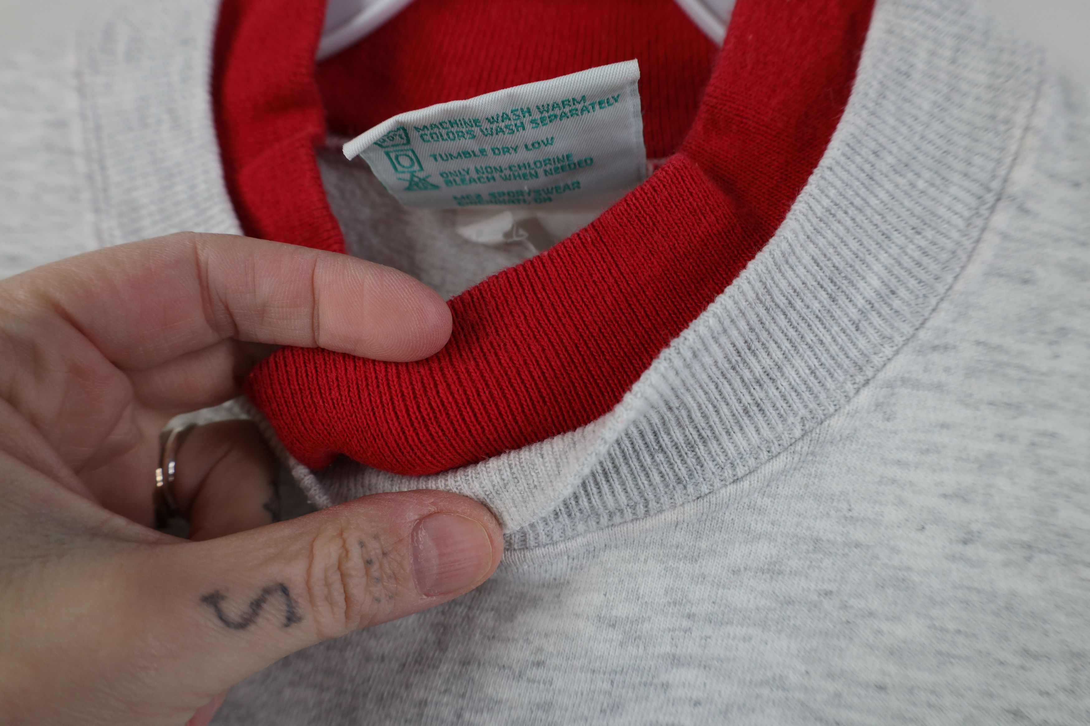 Vintage Vintage 90s Streetwear Babydoll Santa Christmas Sweatshirt Size XL / US 12-14 / IT 48-50 - 7 Thumbnail