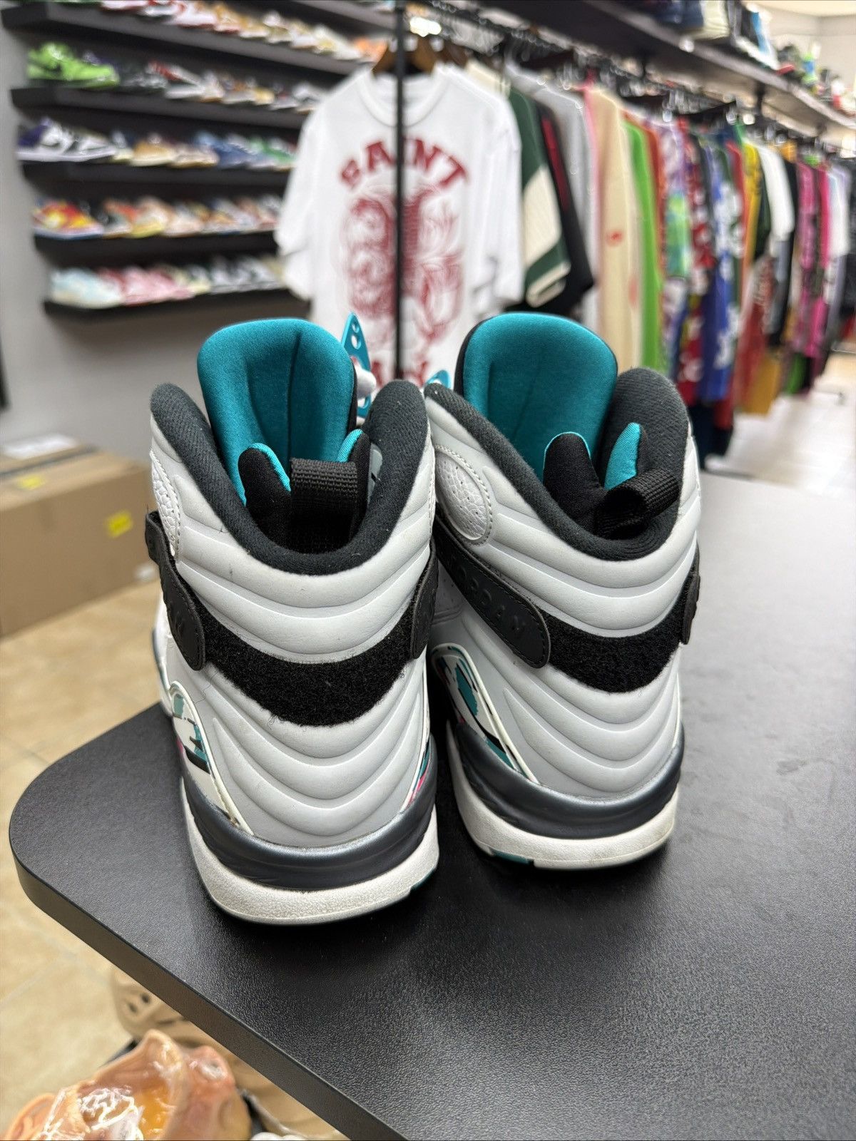 Jordan Brand Nike Air Jordan 8 Retro South Beach OG VIII 305381–113 Size US 9.5 / EU 42-43 - 6 Thumbnail
