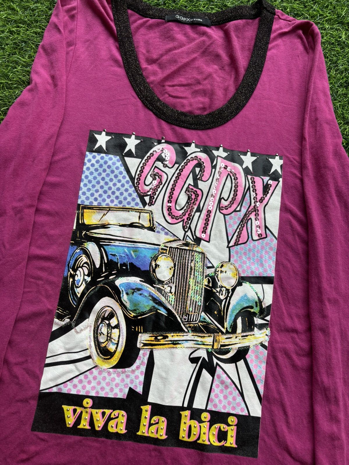 Hysteric Glamour Y2k GGPX Newyork Viva la bici Longsleeve Size M / US 6-8 / IT 42-44 - 3 Thumbnail