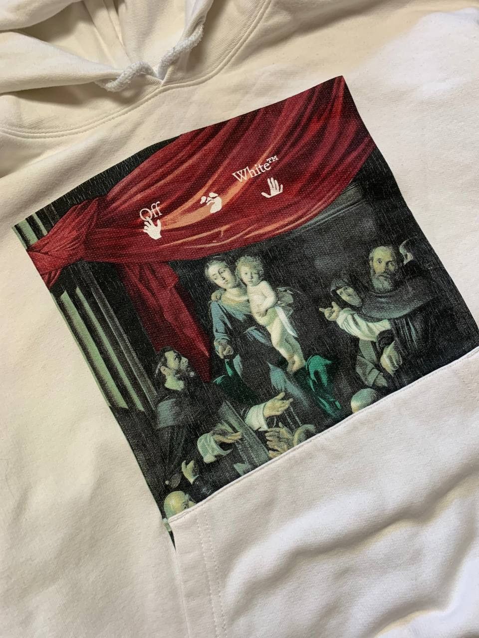 Off-White Off-White Caravaggio Painting Hoodie Size US XS / EU 42 / 0 - 5 Thumbnail