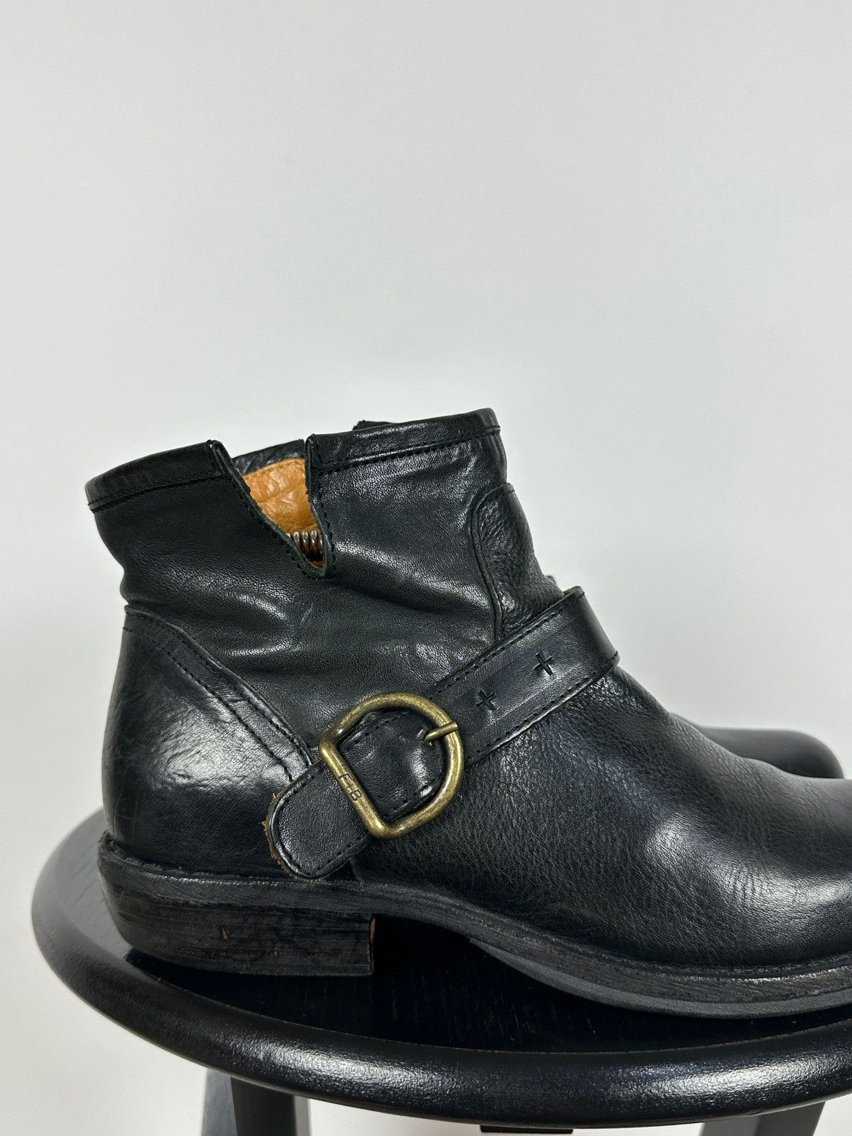 Fiorentini + Baker Fiorentini + Baker Carnaby Chad Black Leather Biker Boots Size US 7 / IT 37 - 15 Thumbnail