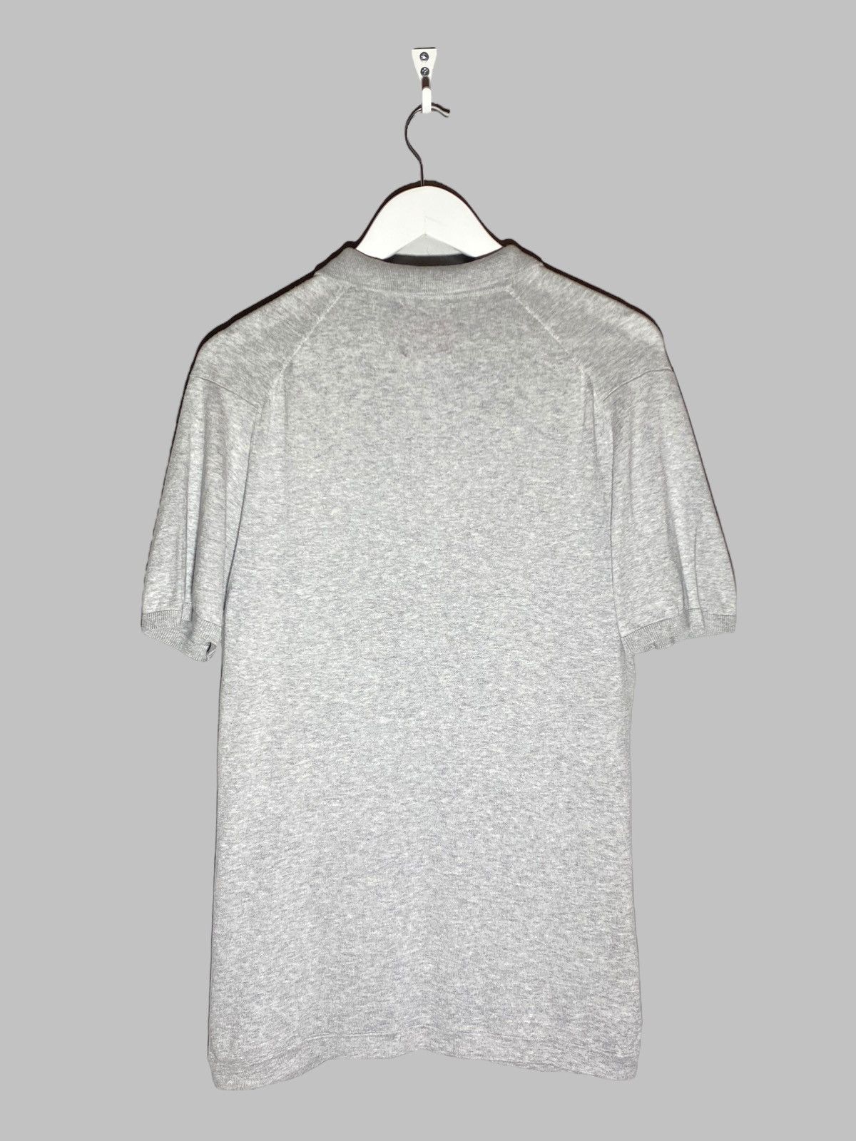 Baracuta Vintage Baracuta Knit Polo T-shirt Grey Blue Sripes Size US M / EU 48-50 / 2 - 14 Thumbnail