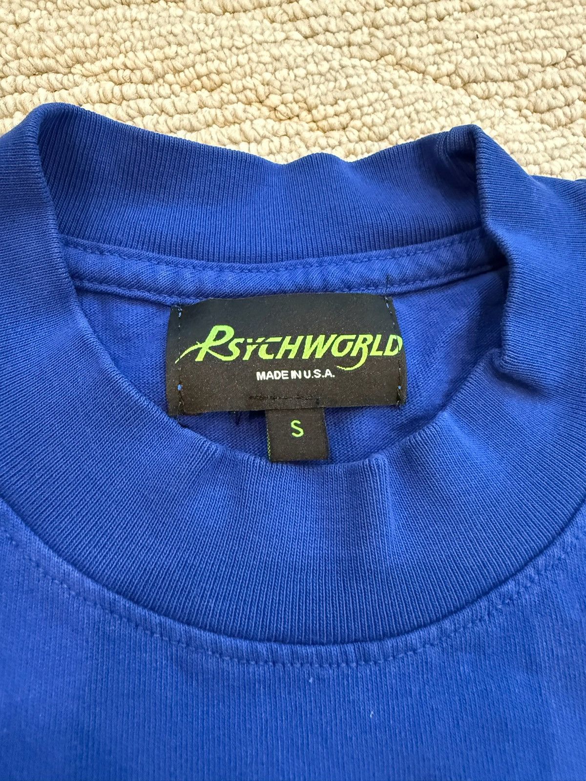 Psychworld × Vintage Psychworld Vintage Eye Blue / Yellow Tee Size US S / EU 44-46 / 1 - 4 Thumbnail