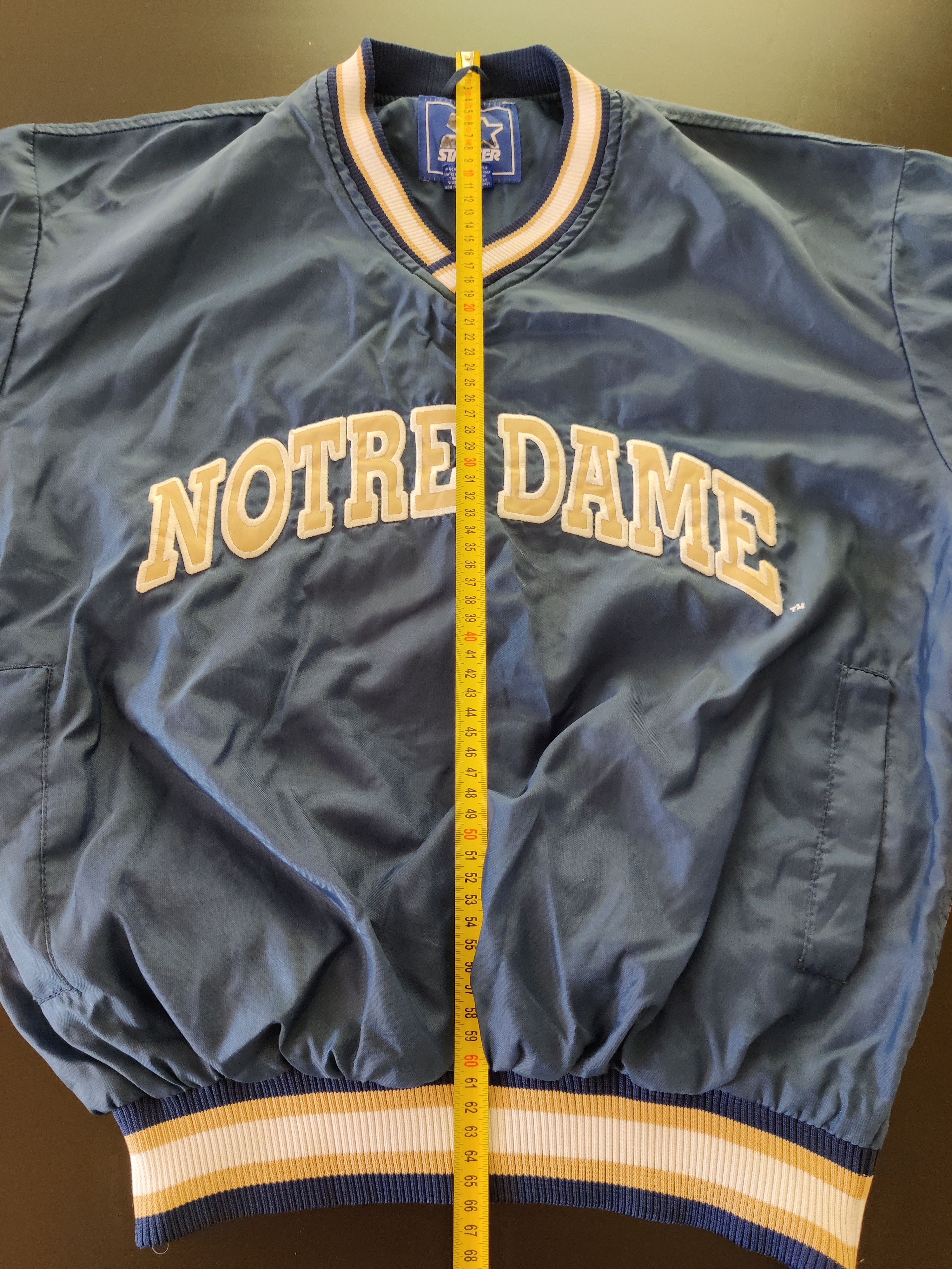 Starter Starter Notre Dame Fighting Irish 90s Pullover Jacket S Size US S / EU 44-46 / 1 - 12 Thumbnail