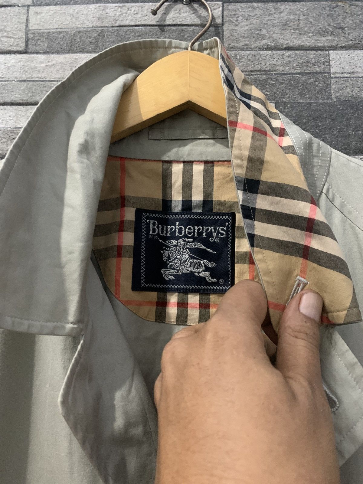 Burberry Vintage BURBERRY Trench Coat Size US L / EU 52-54 / 3 - 2 Thumbnail